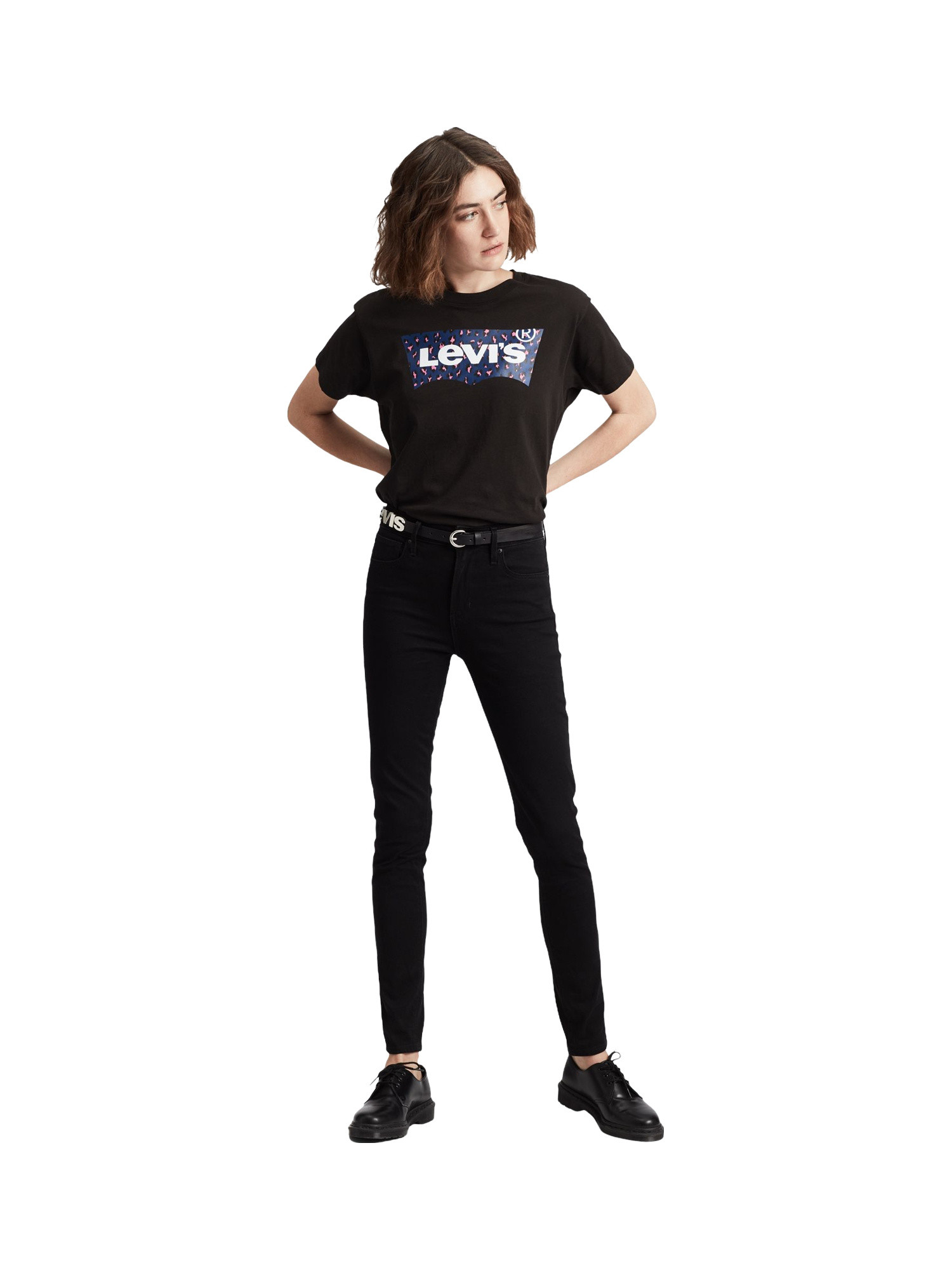 Levi's - 721™ skinny high rise jeans, Black, large image number 2