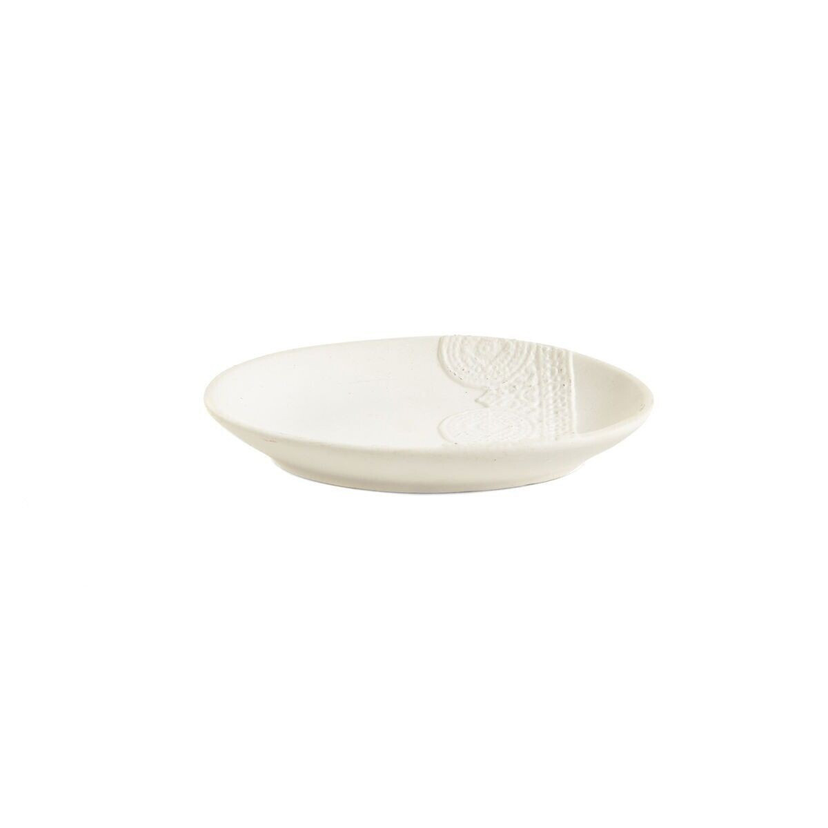Ceramic Merletto soap dish, White, large image number 0