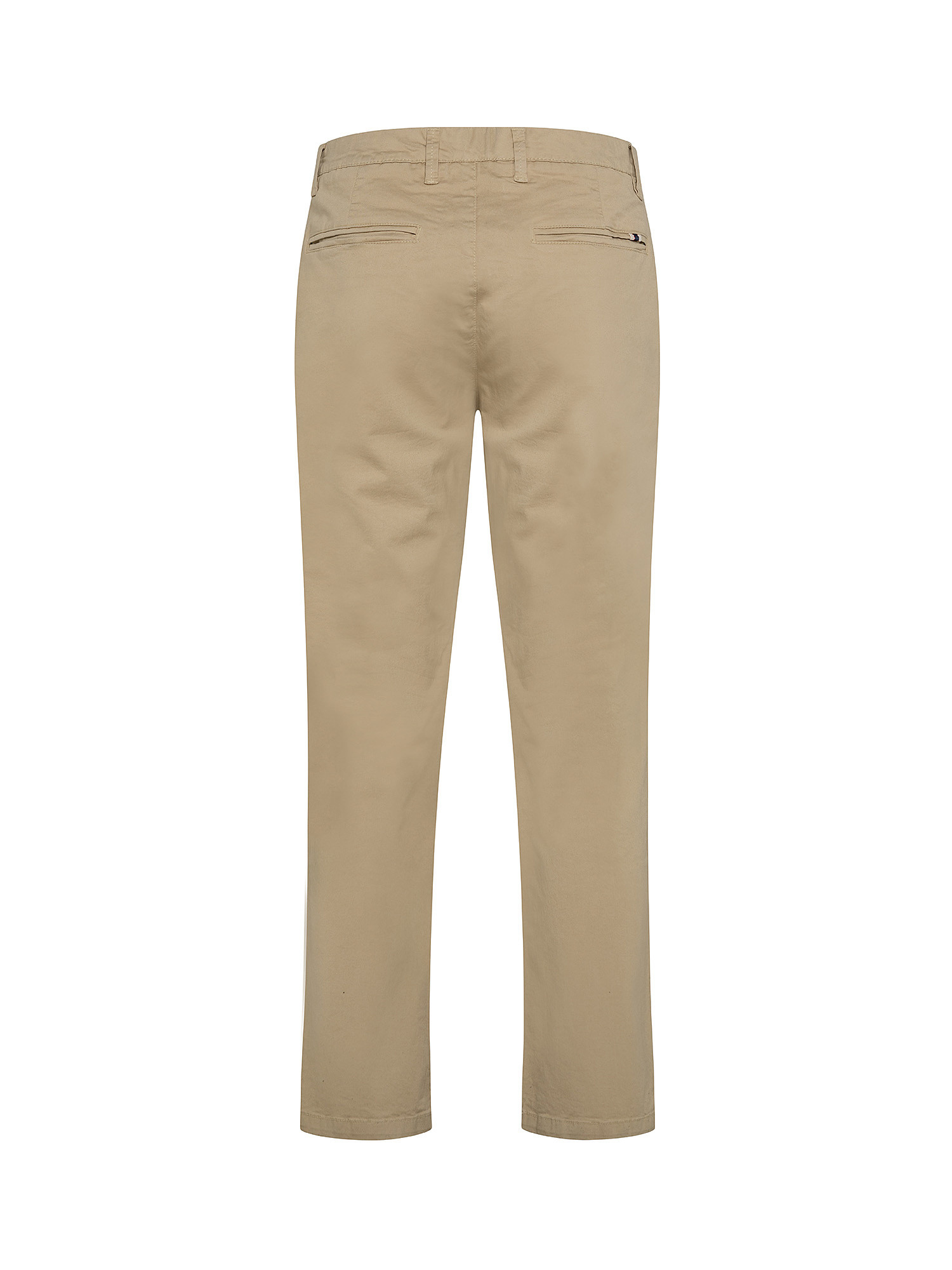 Pantalone chinos cotone stretch, Beige, large image number 1