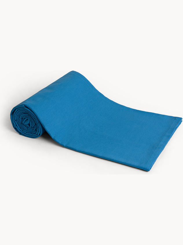 Telo arredo in cotone tinta unita