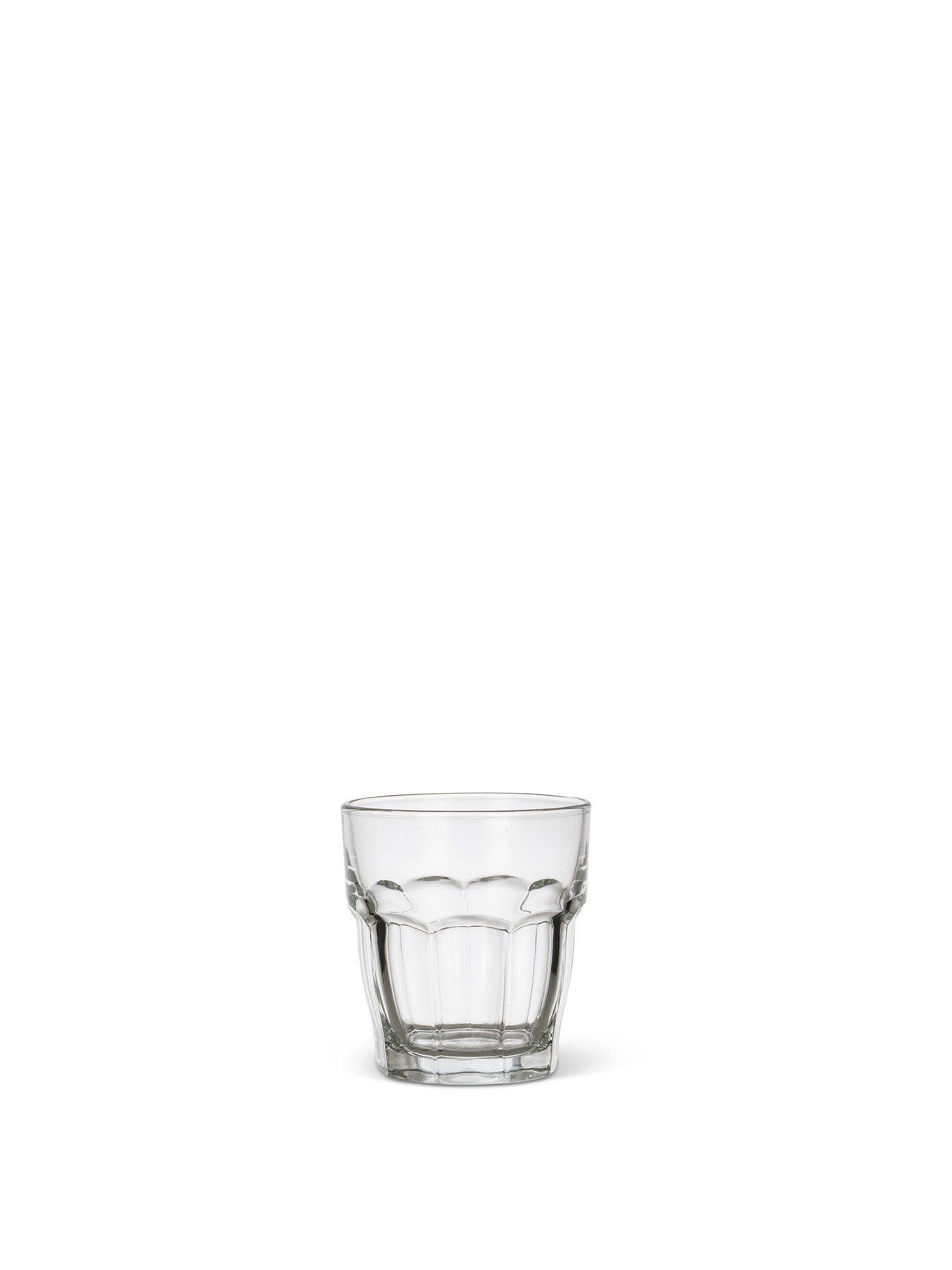 Set 6 bicchieri in vetro Rocks, Trasparente, large