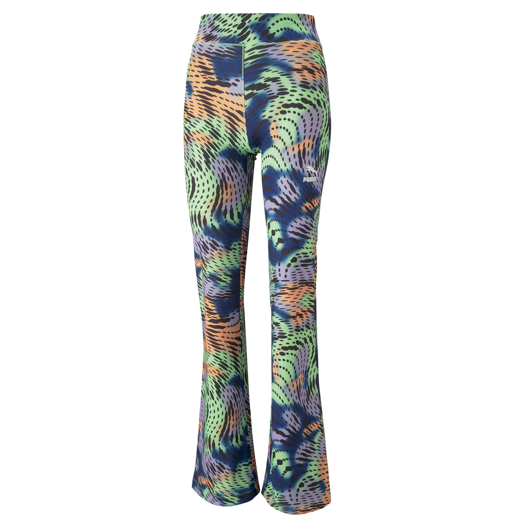 Puma - Flared trousers with all over print, Multicolor, large image number 0