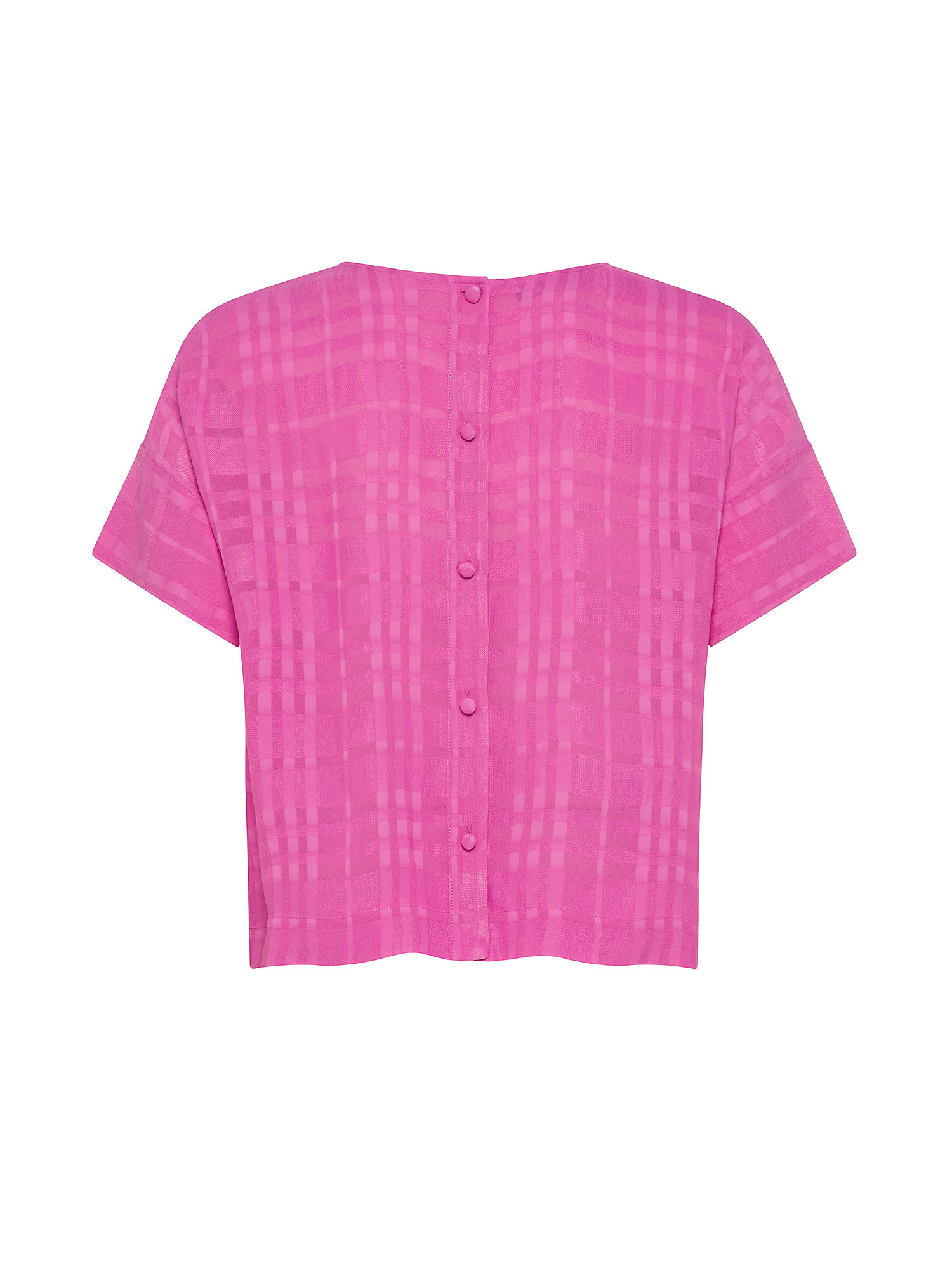 Emporio Armani - Patterned top, Pink Fuchsia, large image number 1