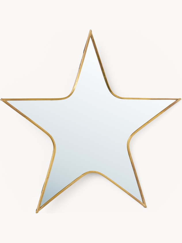 Specchio da muro a forma di stella