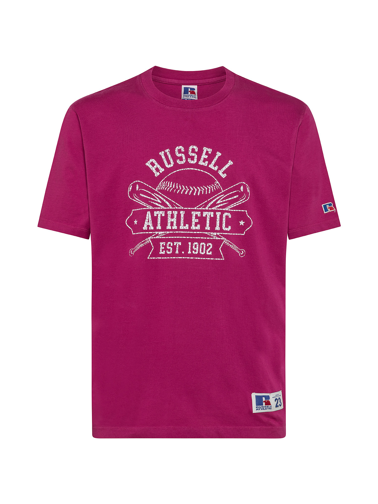 Tony Baseball T-Shirt, Pink Fuchsia, large image number 0