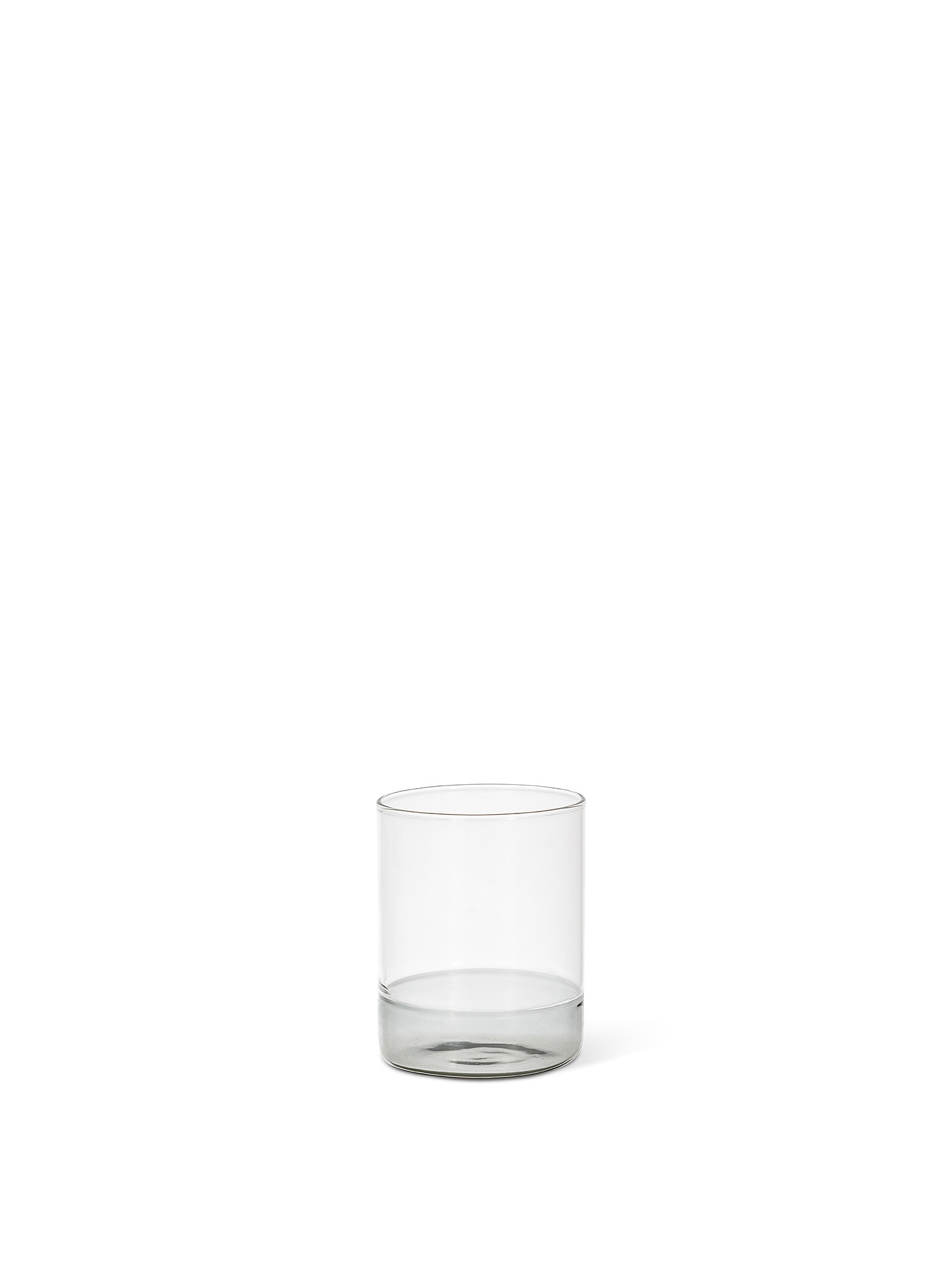 Bicchiere vetro borosilicato effetto sfumato, Trasparente, large image number 0