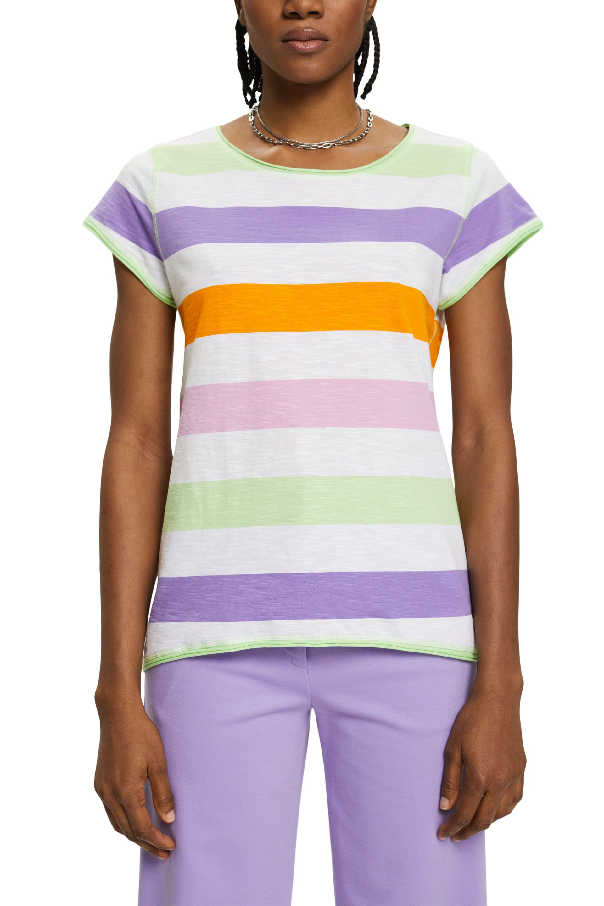 Esprit - Striped T-Shirt, Multicolor, large image number 2