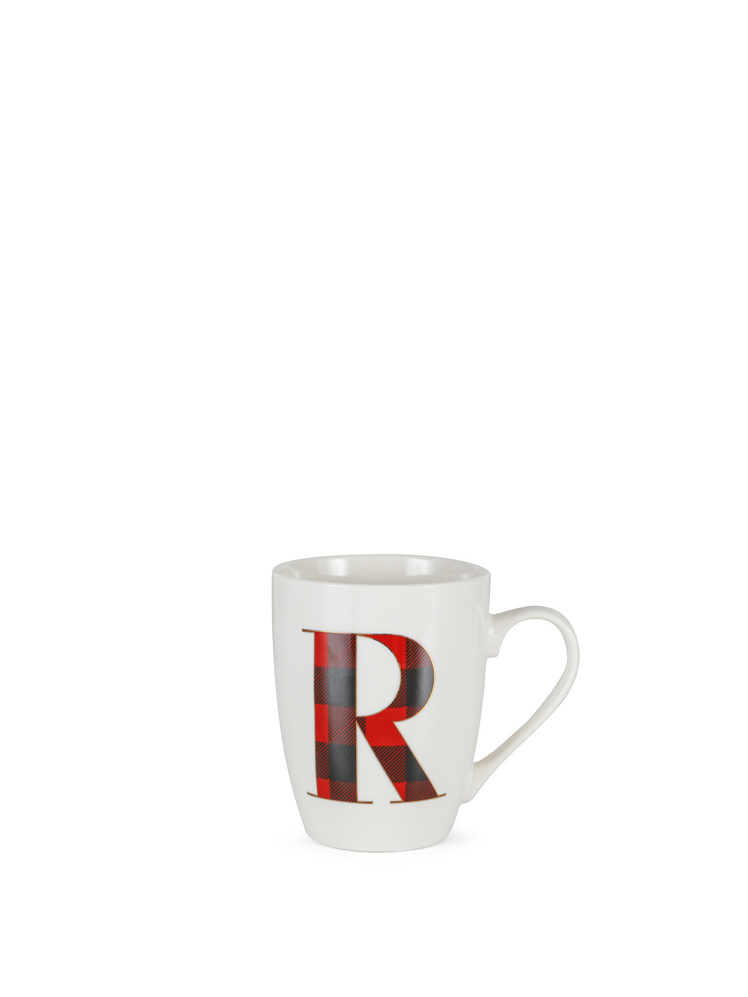 Mug new bone china letter R, White, large image number 0