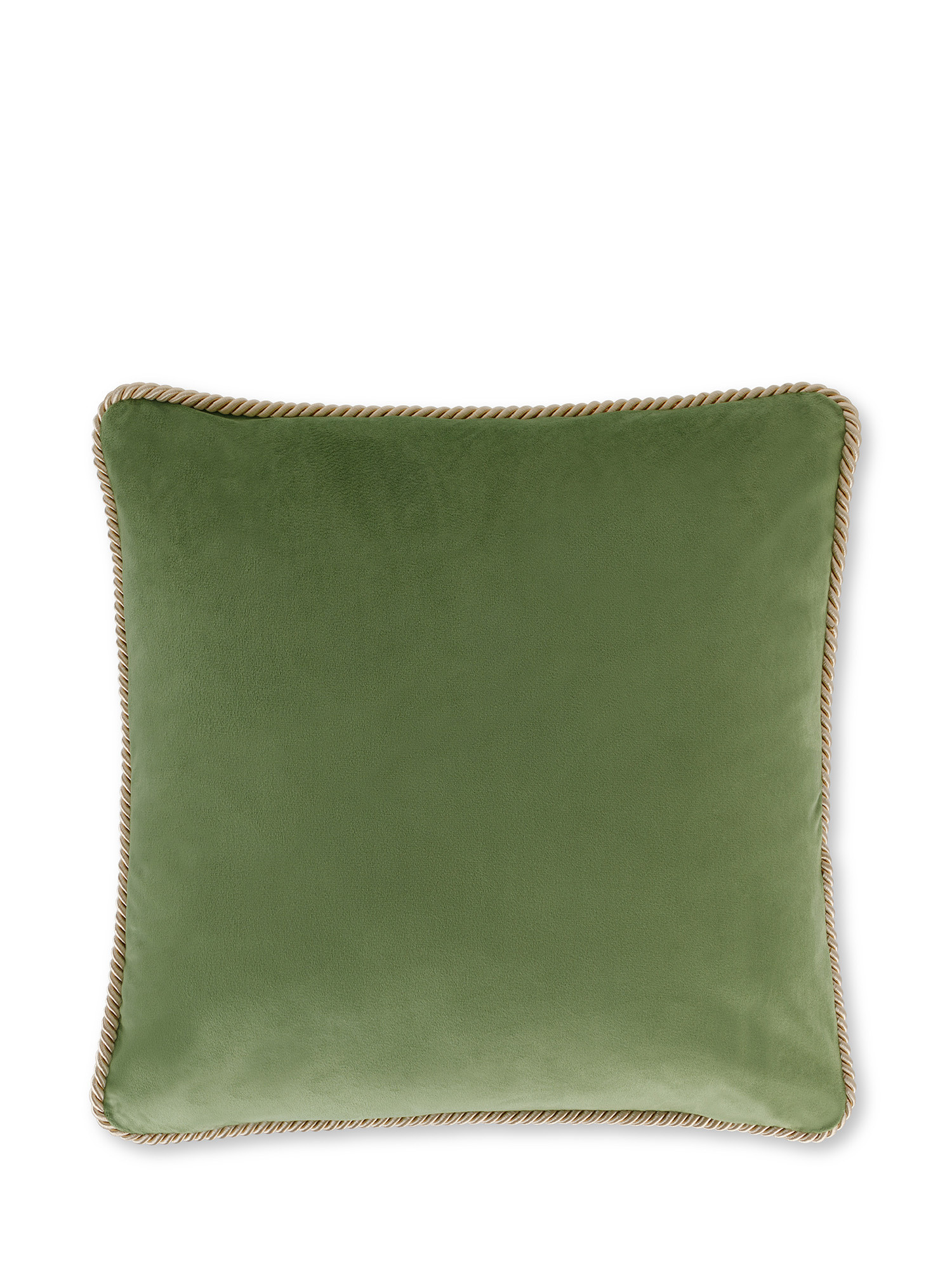 Velvet cushion 45x45cm, Light Green, large image number 0