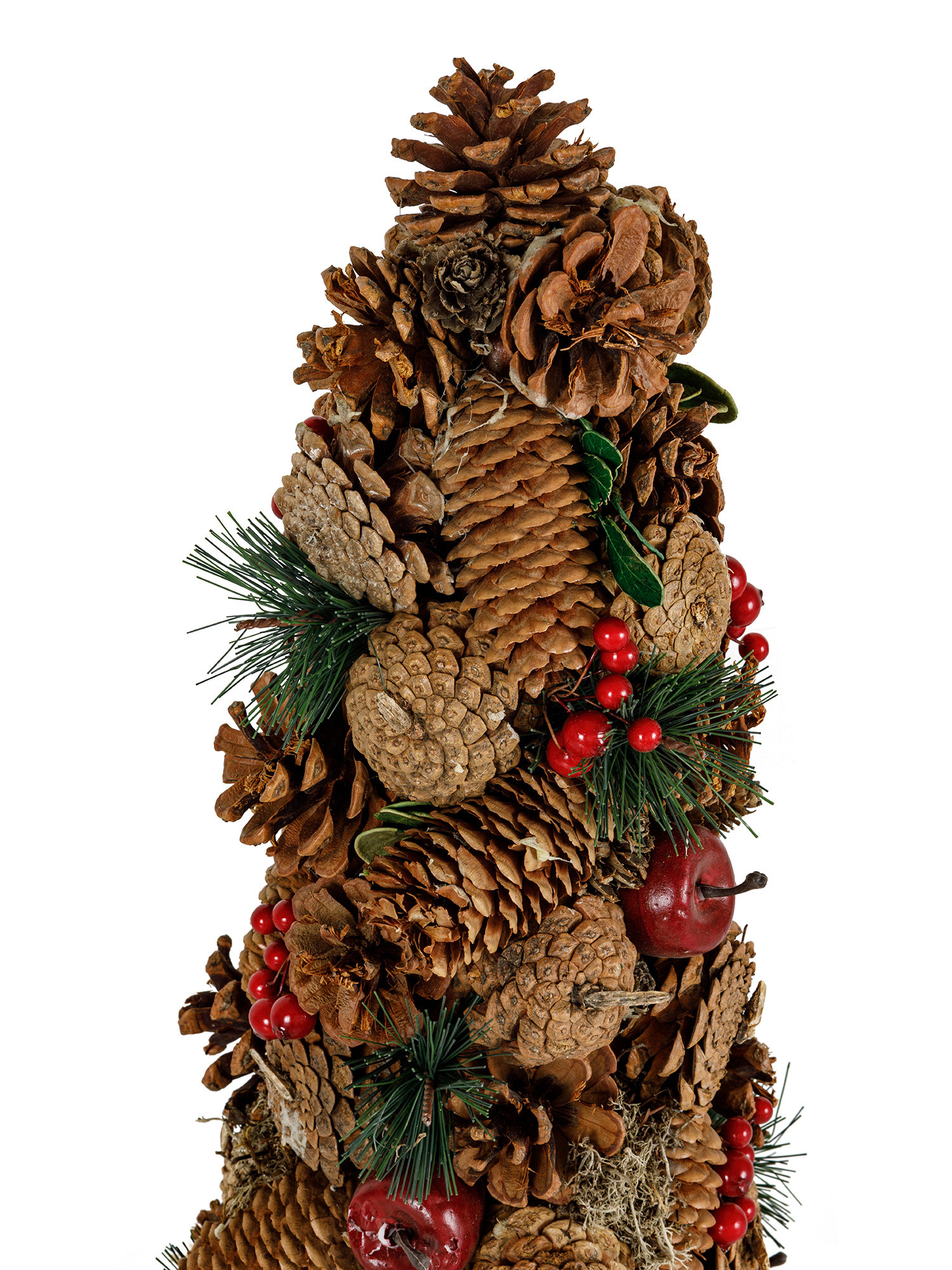 Cone of pine cones and fruit, Brown, large image number 1