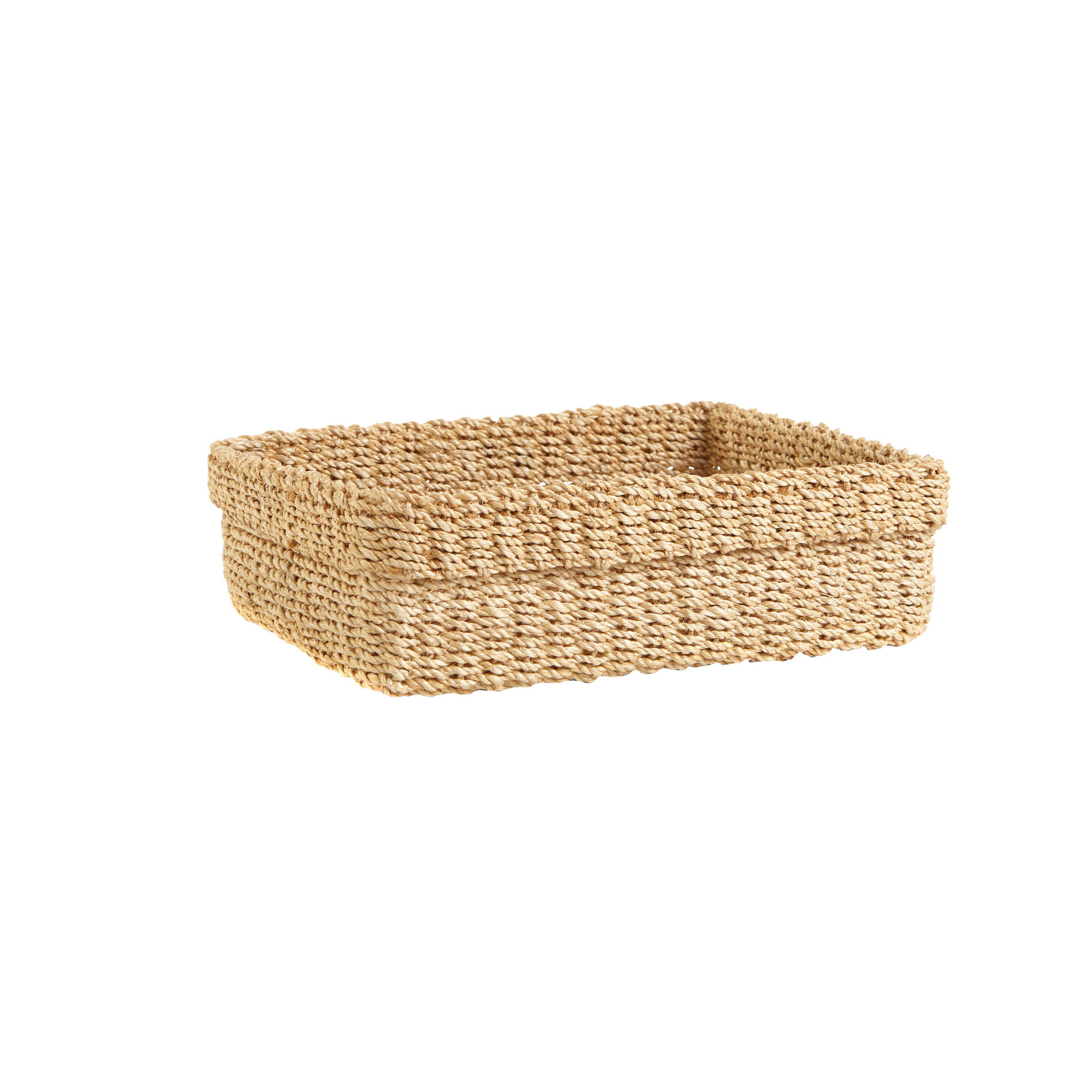 Abaca basket, Natural, large image number 0