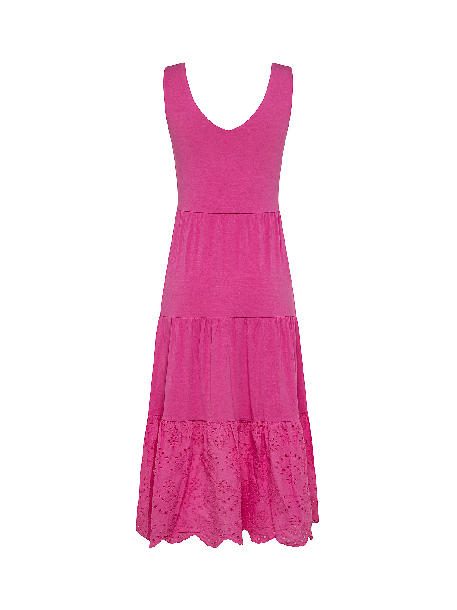 Dress with flounces, Pink Fuchsia, large image number 1