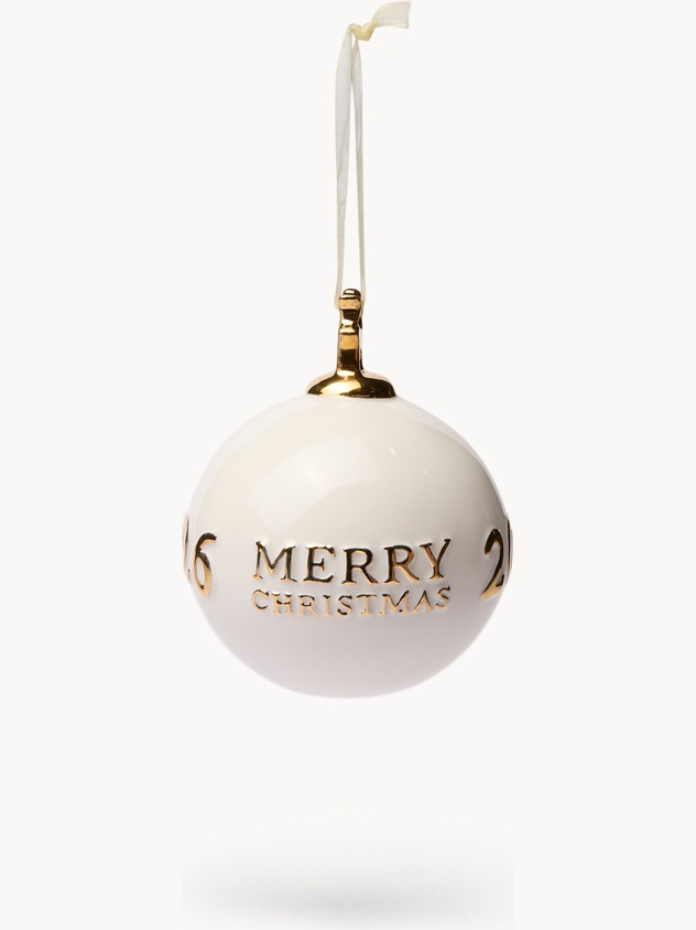 Porcelain Christmas tree bauble (2026)