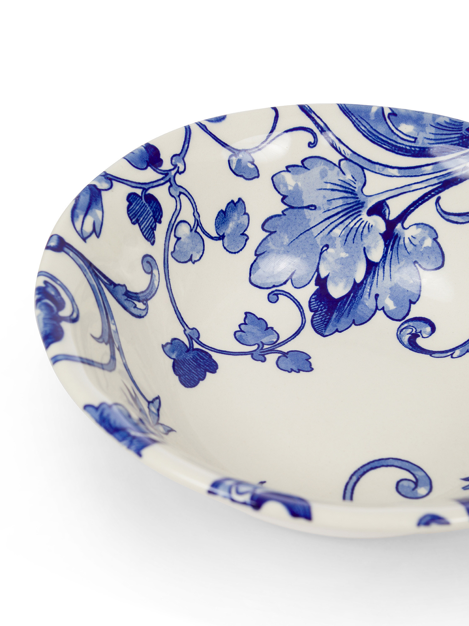 Acanthus ceramic bowl, Blue, large image number 1
