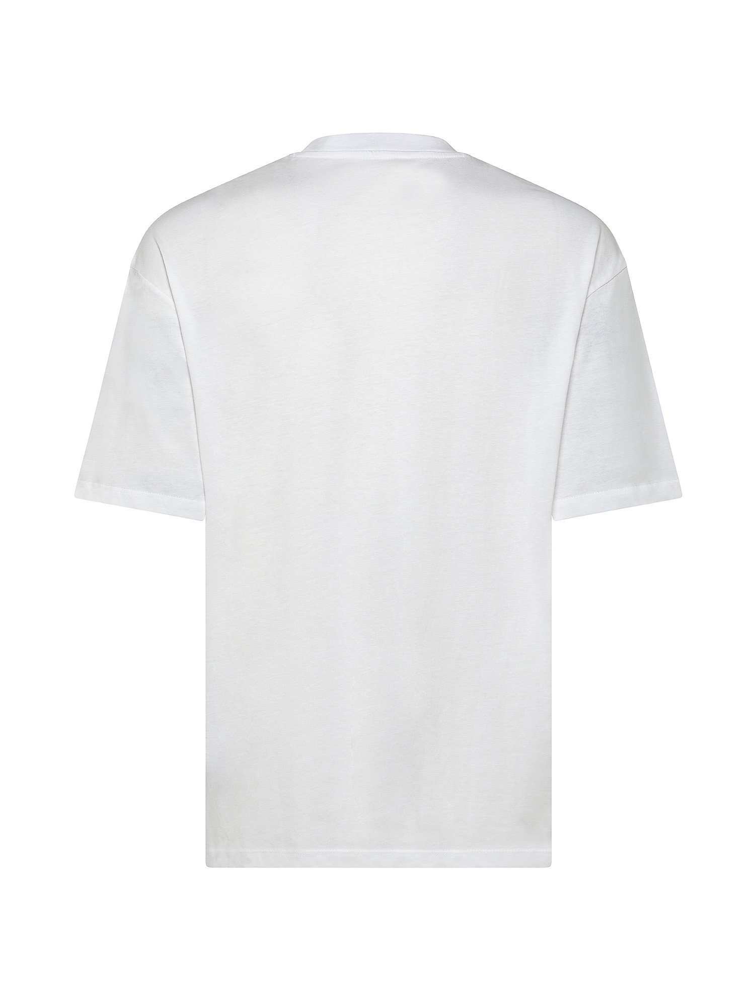 T-shirt 100% cotone, Bianco, large image number 1