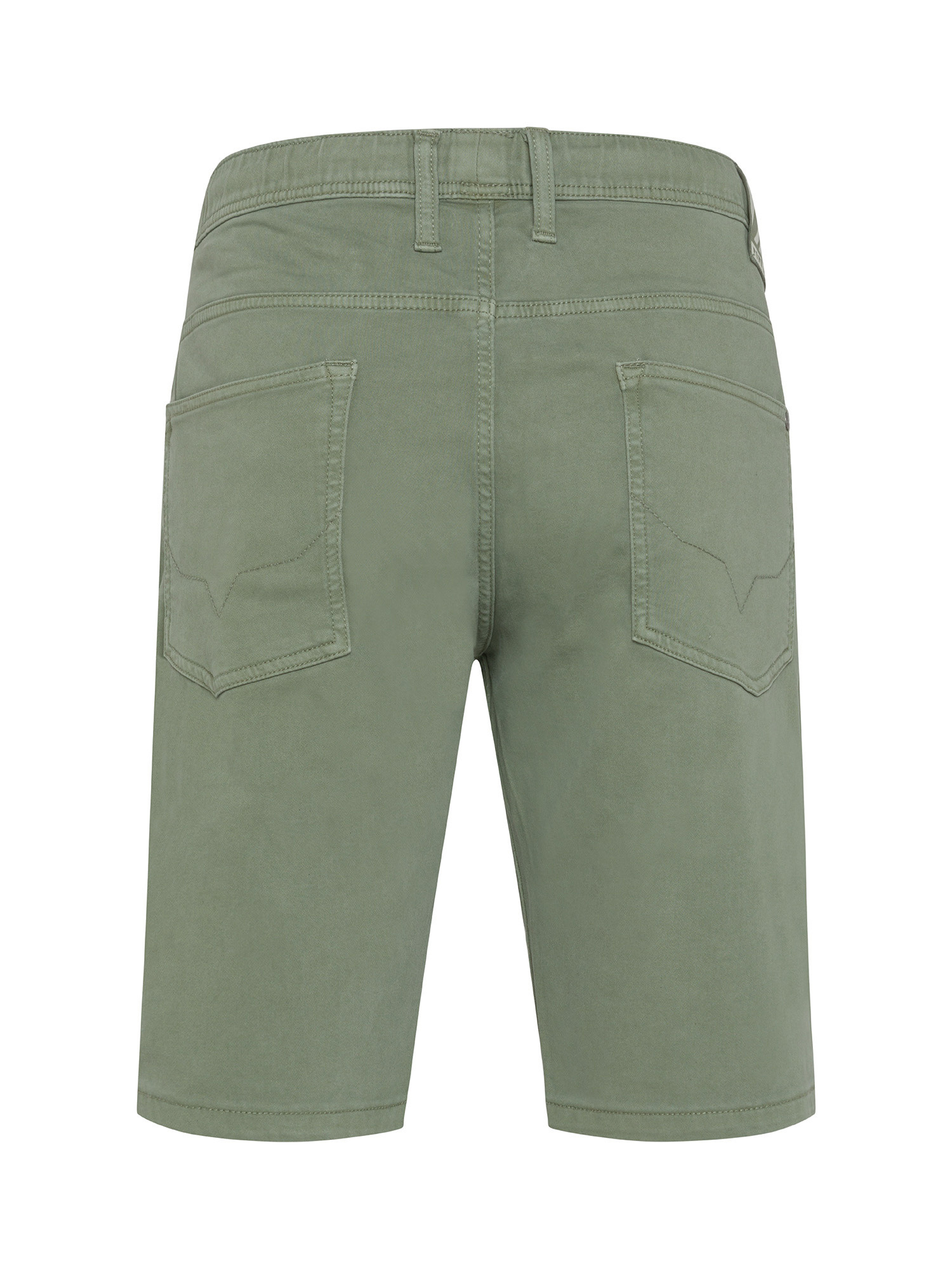 Pepe Jeans - Slim fit five pocket Bermuda shorts, Light Green, large image number 1