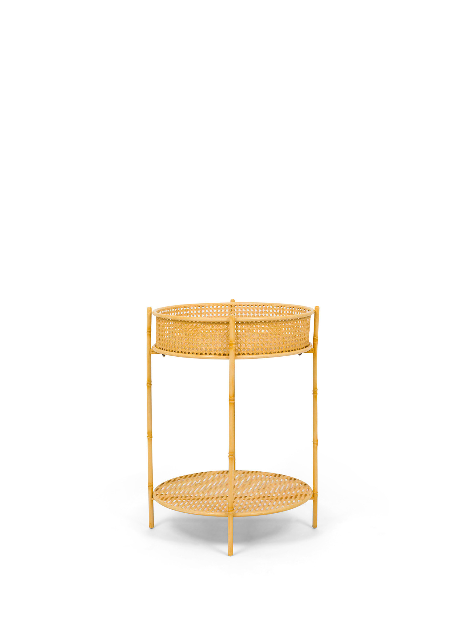 Vienna woven iron coffee table, Beige, large image number 0