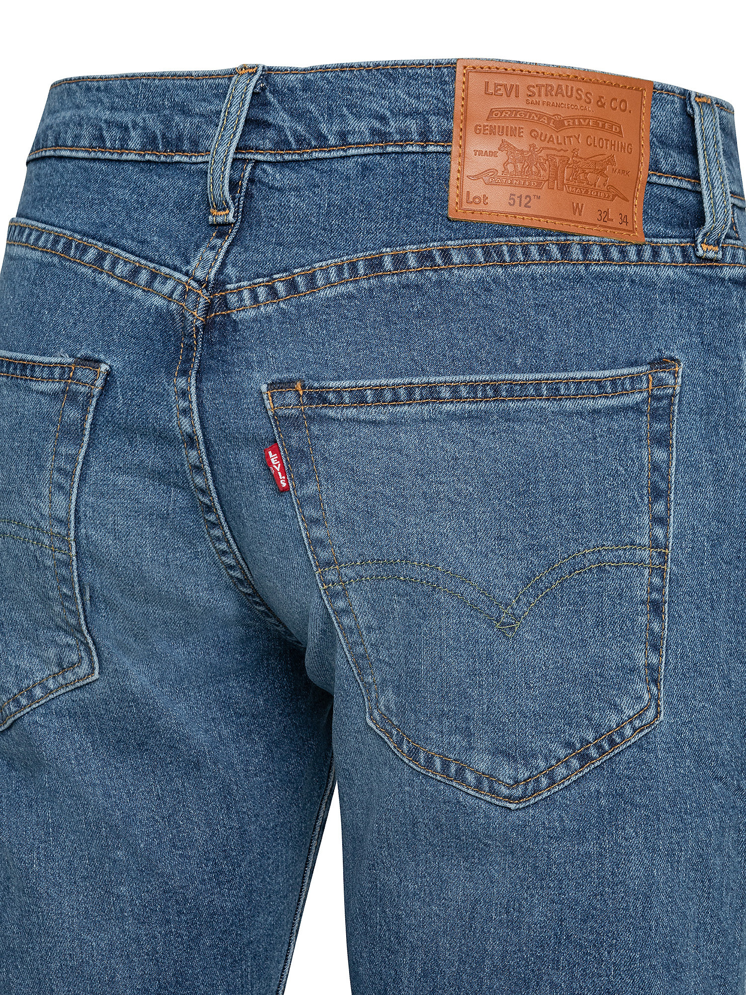 Jeans 551Z Straight crop, Blu, large image number 2
