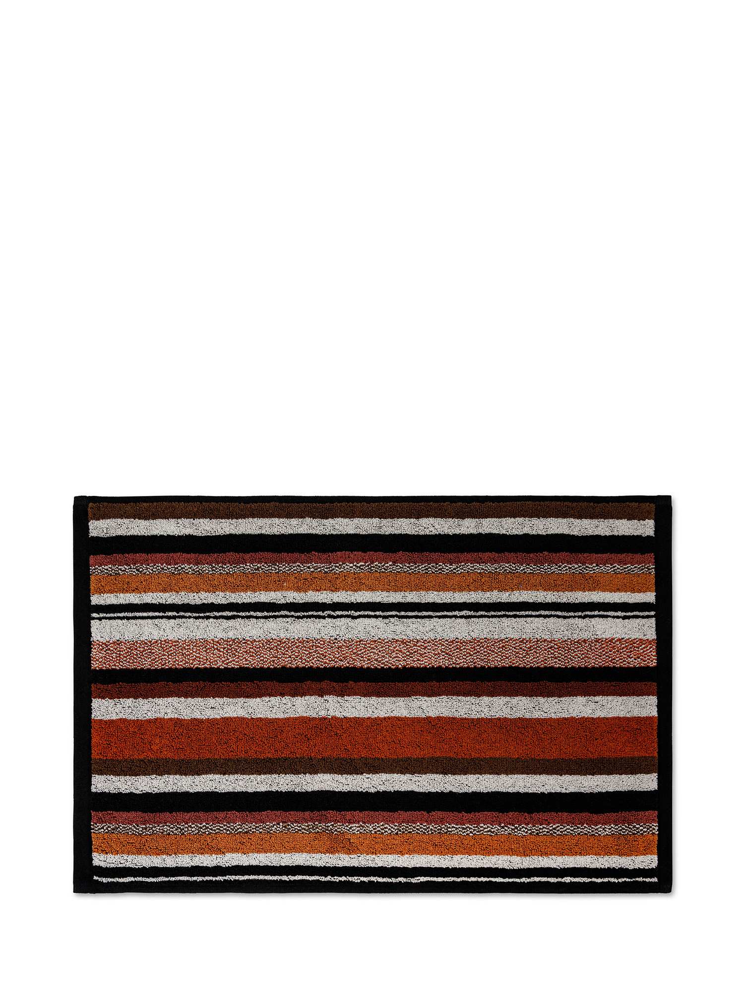 Striped cotton terry towel, Multicolor, large image number 1