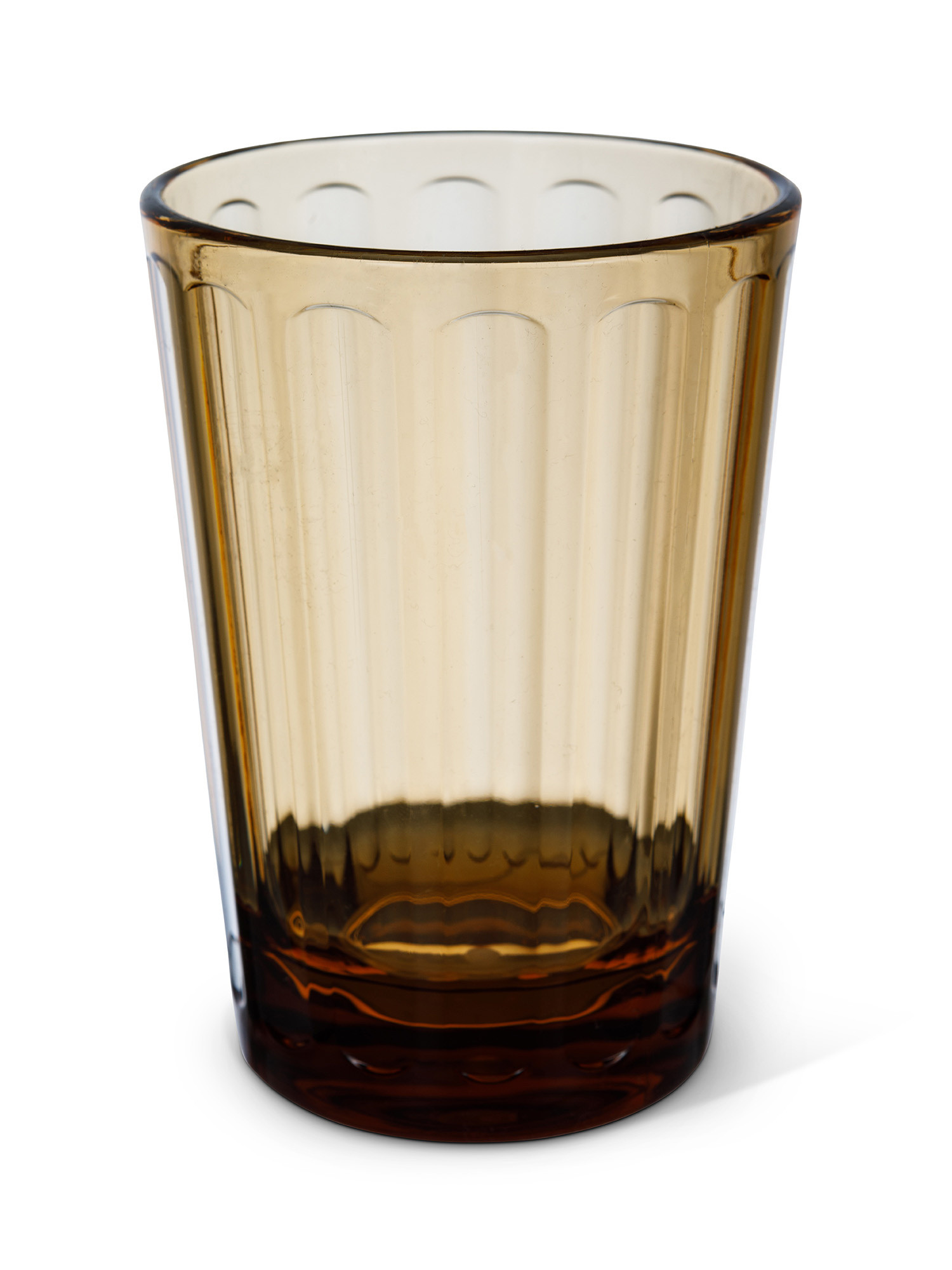 Bicchiere in plastica rigato, Blu, large image number 1