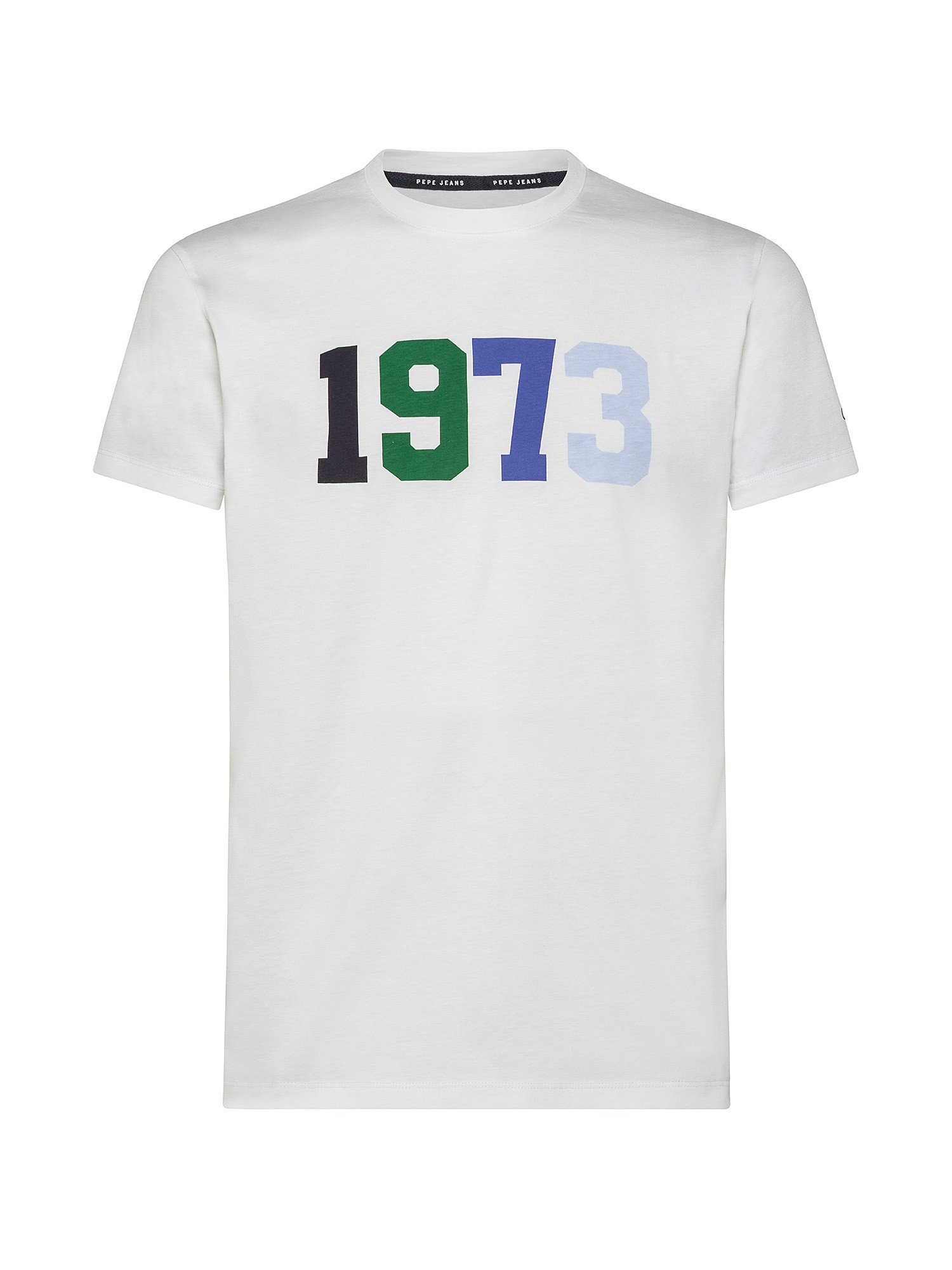 Totem cotton T-shirt, White, large image number 0