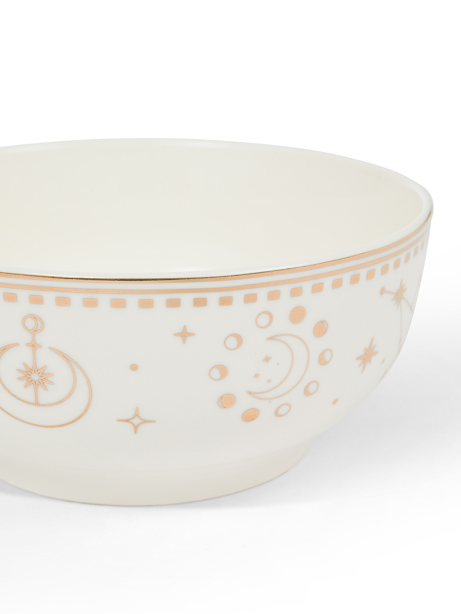Coppetta new bone china astrology, Bianco, large image number 1