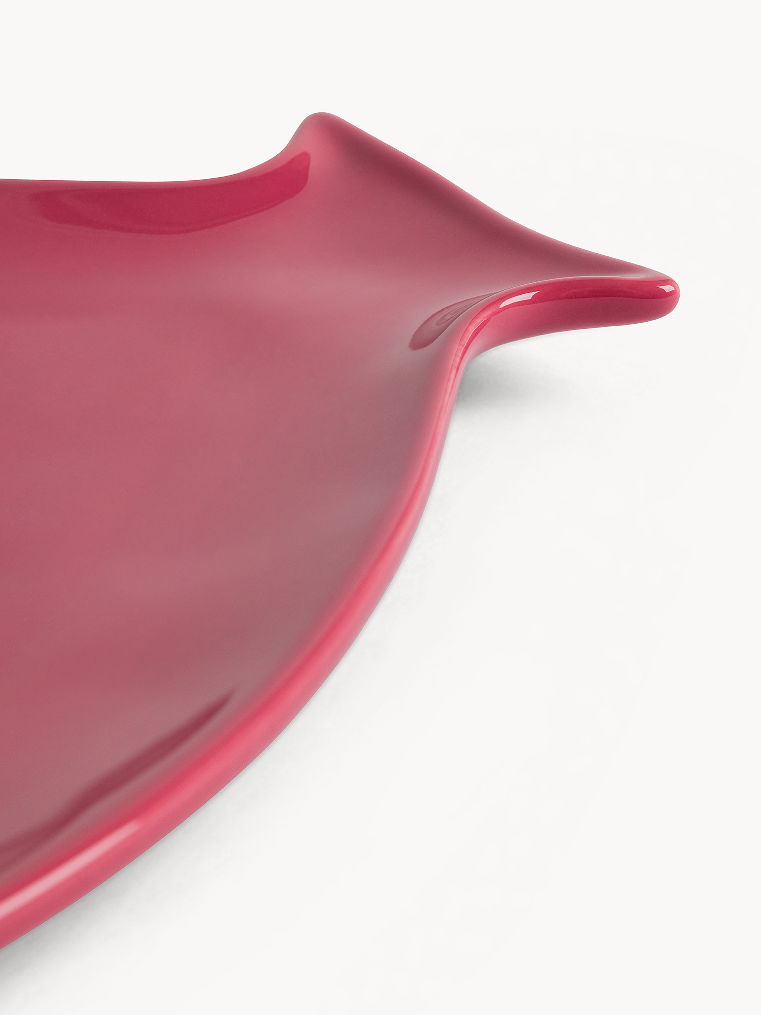 Piatto pesce stoneware , Rosso, large image number 1