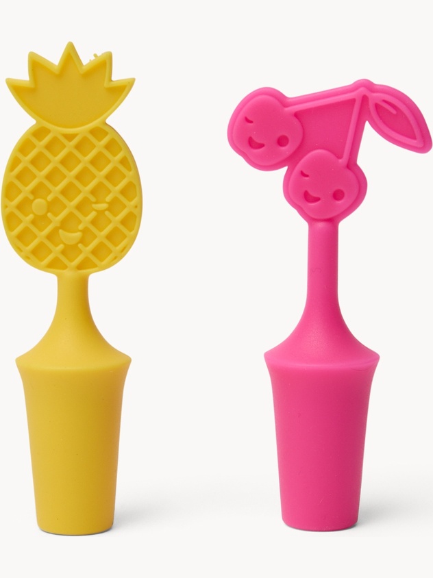 Set of 2 Silicone Bottle Stoppers - Introductory Price