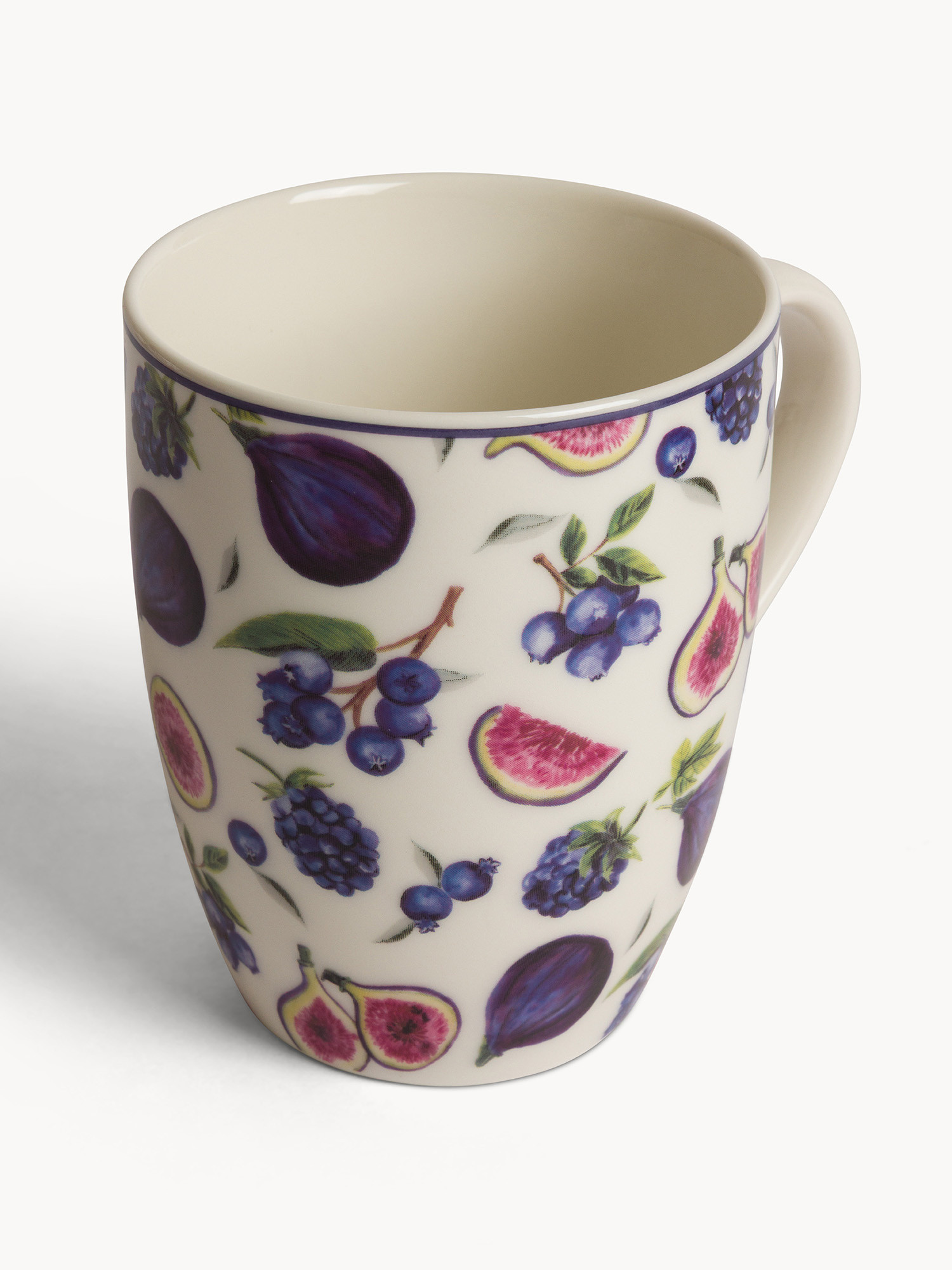 Mug new bone china motivo fichi, Multicolor, large image number 1