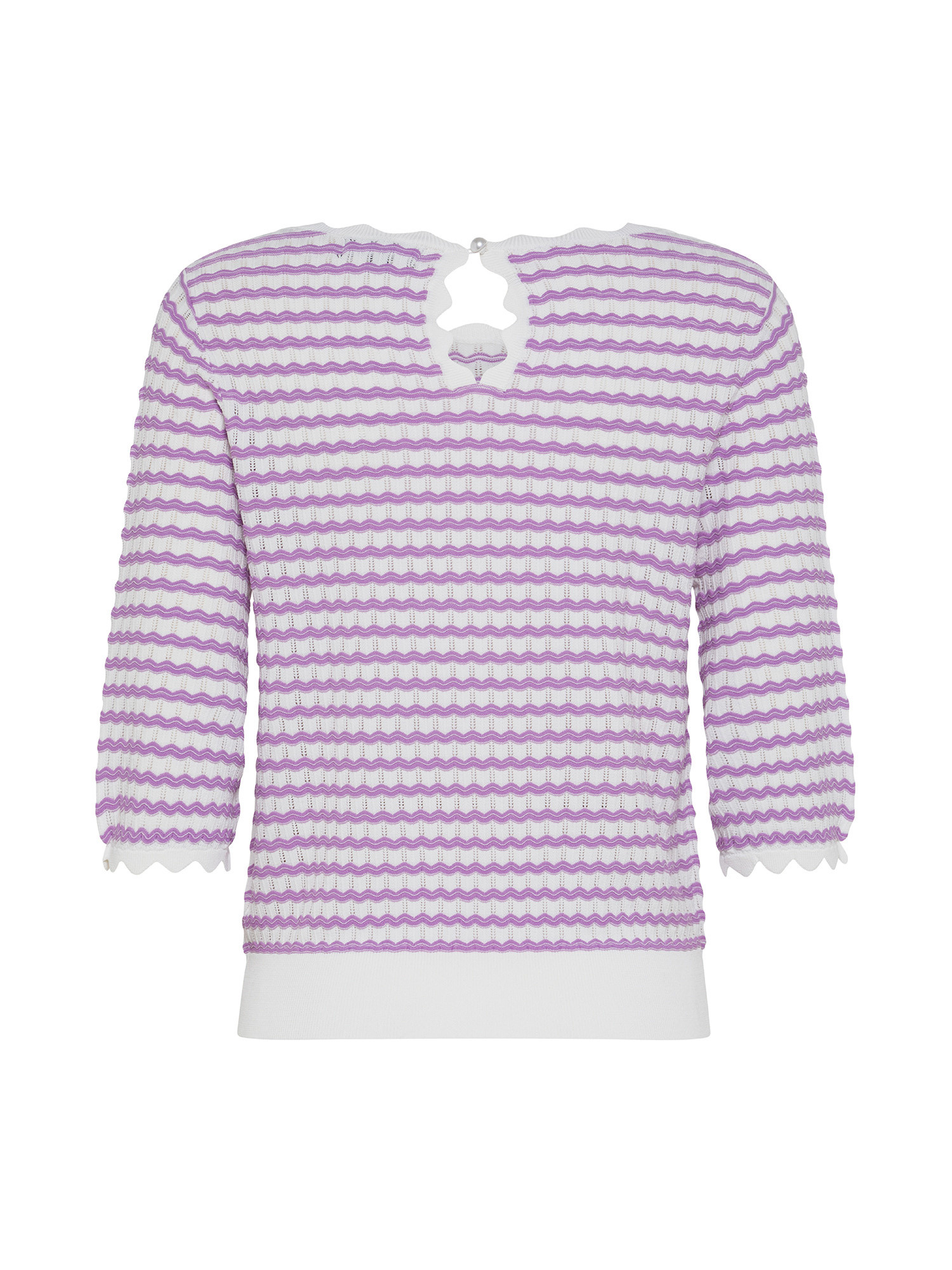 Koan - Wave stitch sweater, Purple Lilac, large image number 1
