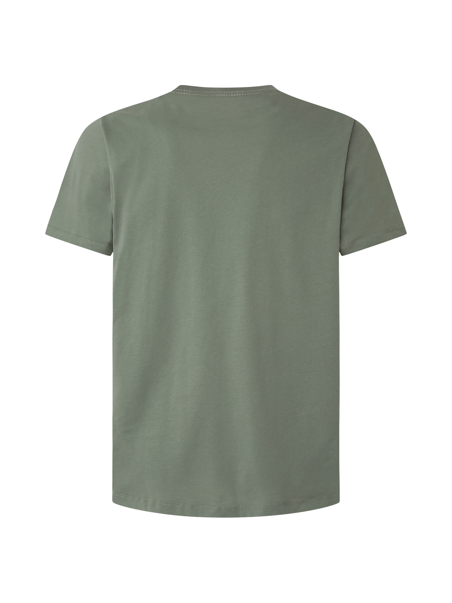 Pepe Jeans - T-shirt con logo in cotone, Verde chiaro, large image number 1
