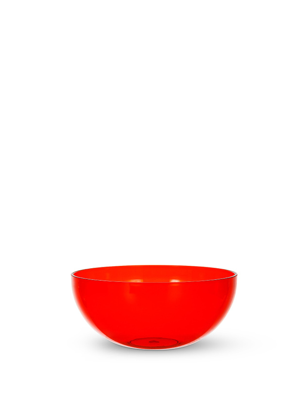 Colored plastic salad bowl 