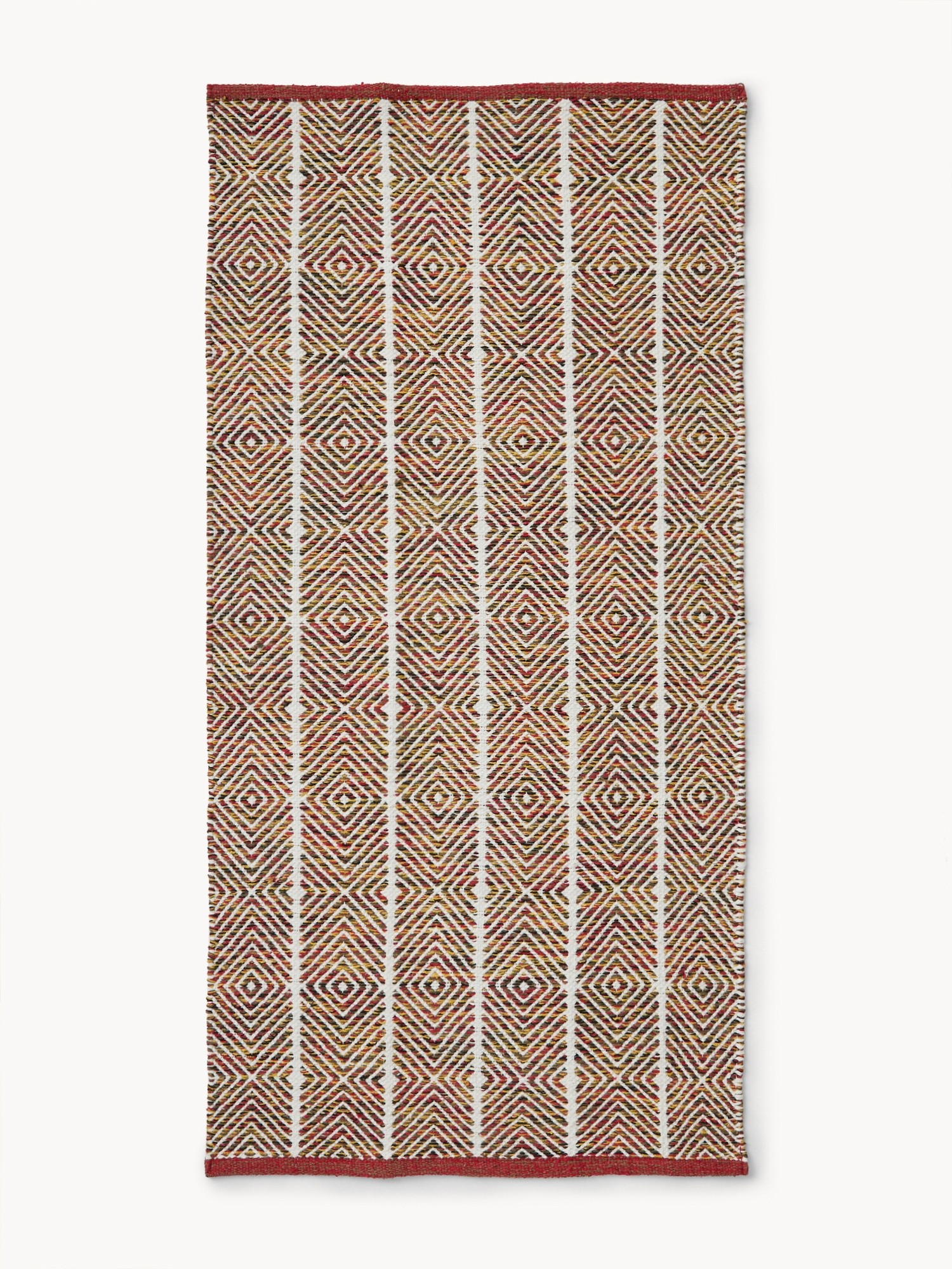 Tappeto da cucina in misto cotone motivo geometrico - Prezzo di lancio, Multicolor, large image number 0