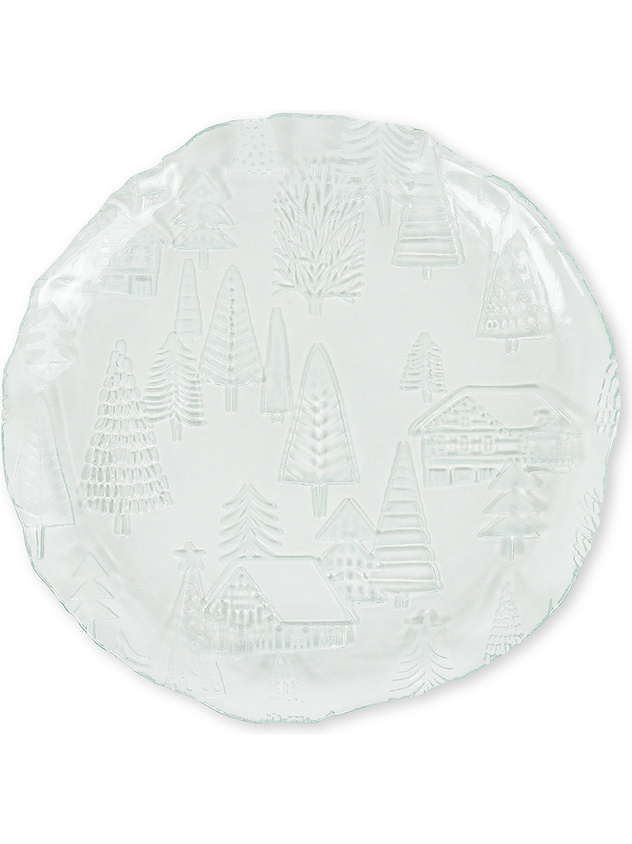 Piatto frutta in vetro village