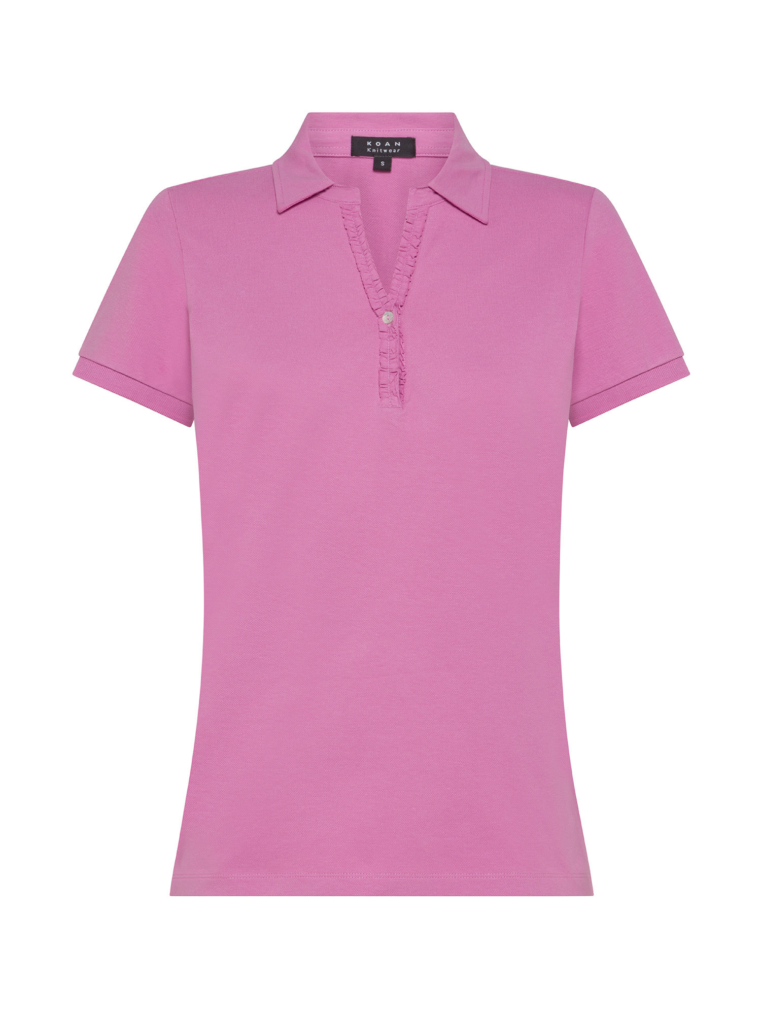Koan - T-shirt with ruffles, Dark Pink, large image number 0