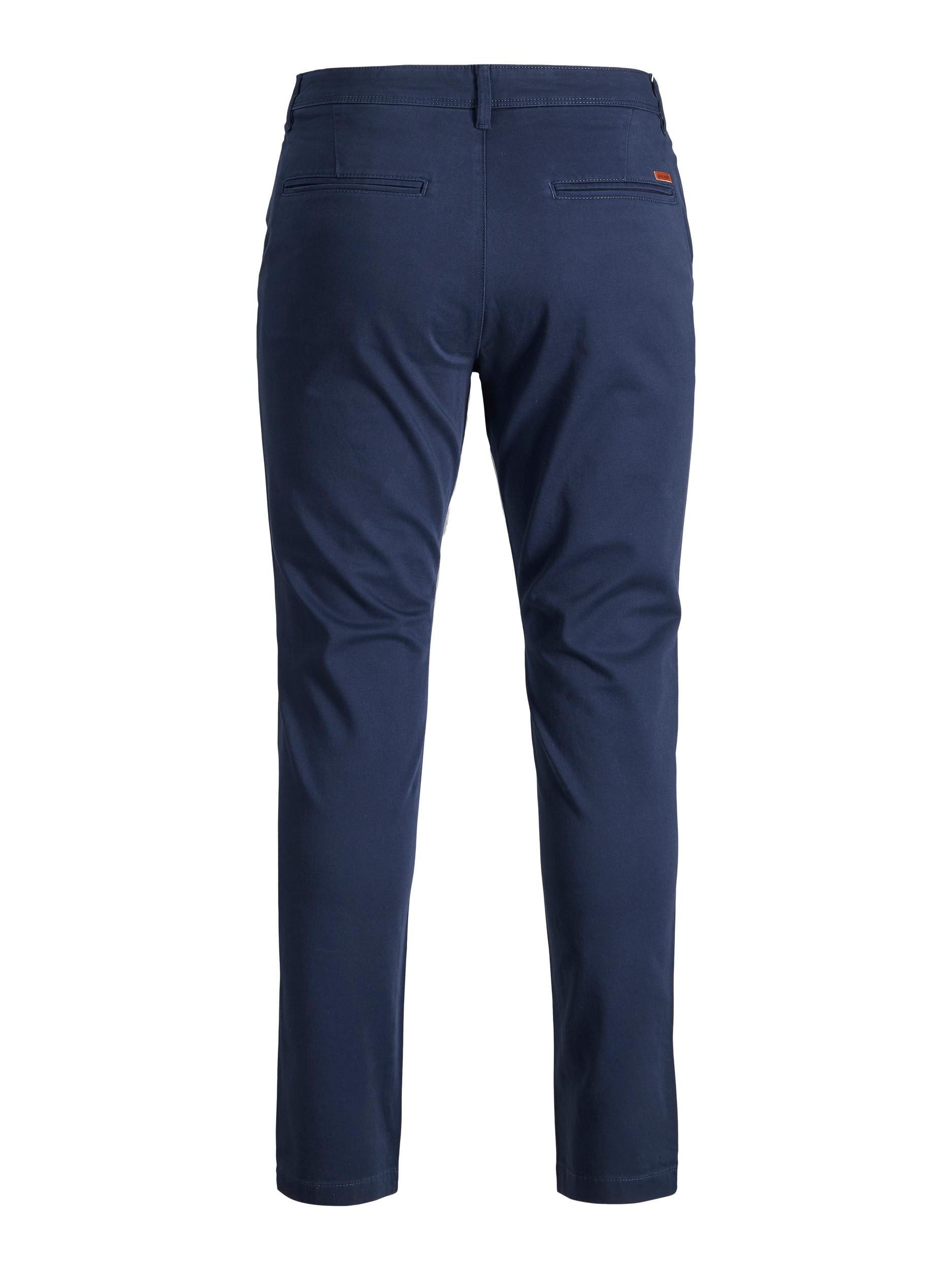 Pantaloni chino slim fit Marco, Blu, large