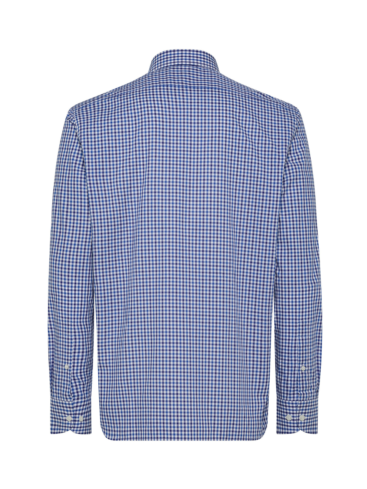Camicia basic tailor fit in puro cotone, Blu, large image number 2
