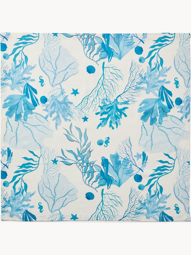 Panama Cotton Centerpiece with Marine Print - Introductory Price
