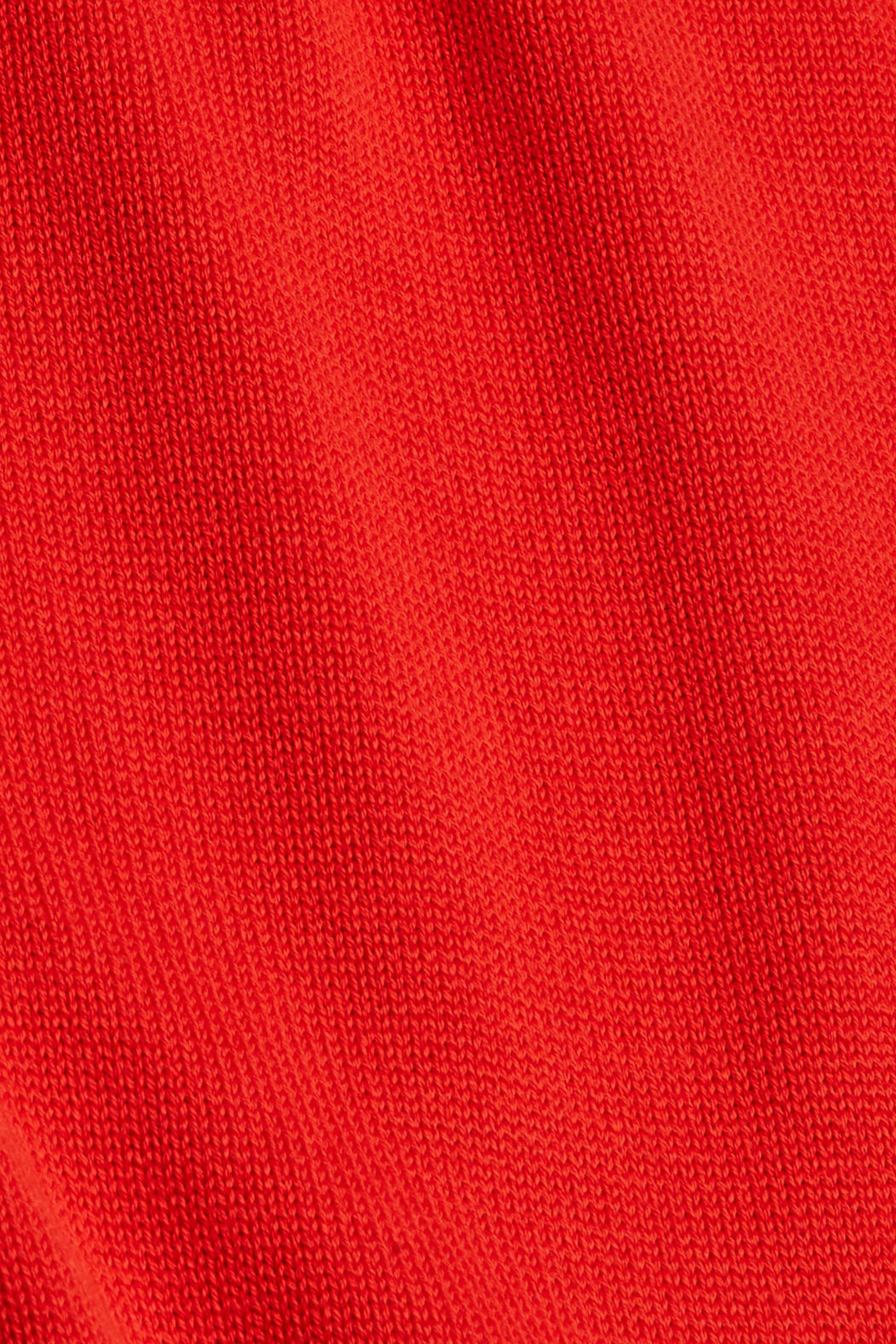 Knitted pullover with slits, Red, large image number 2