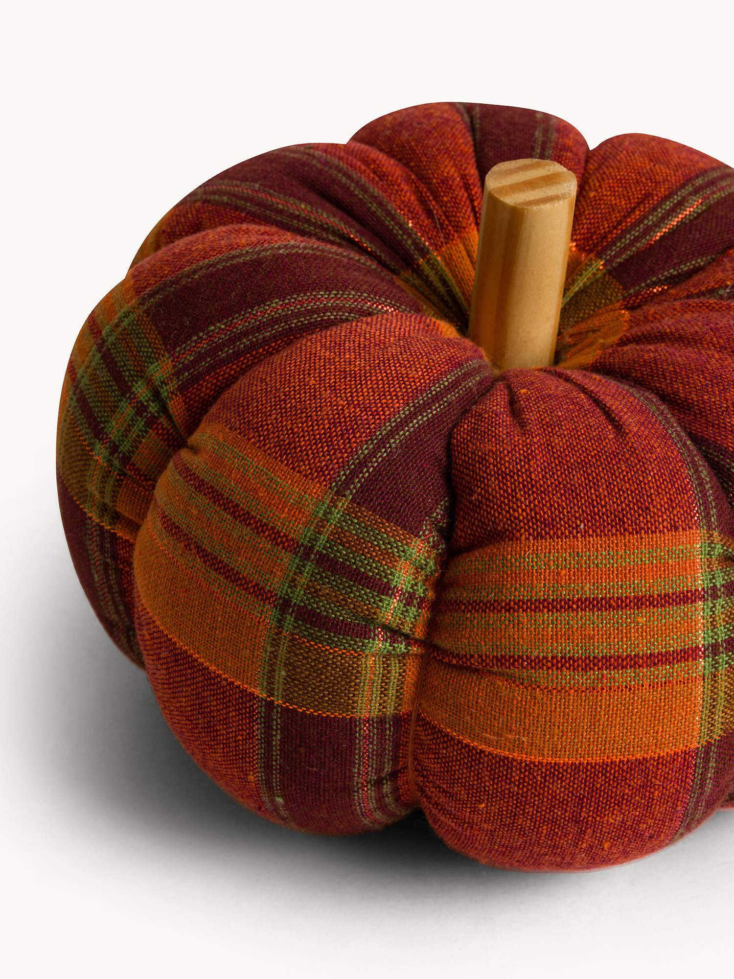 Cotton fabric pumpkin, Orange, large image number 1