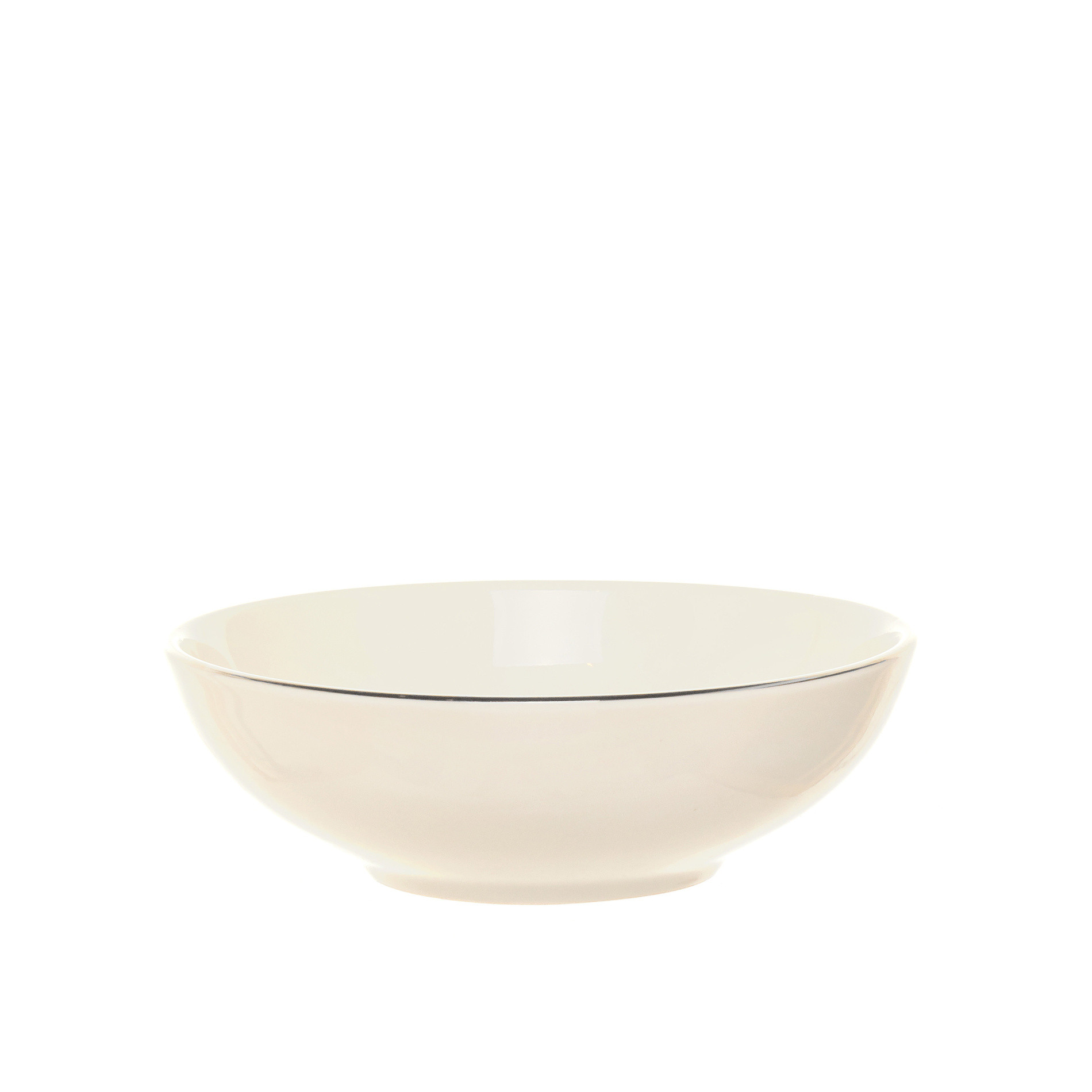 Roma new bone china dessert bowl, White, large image number 0