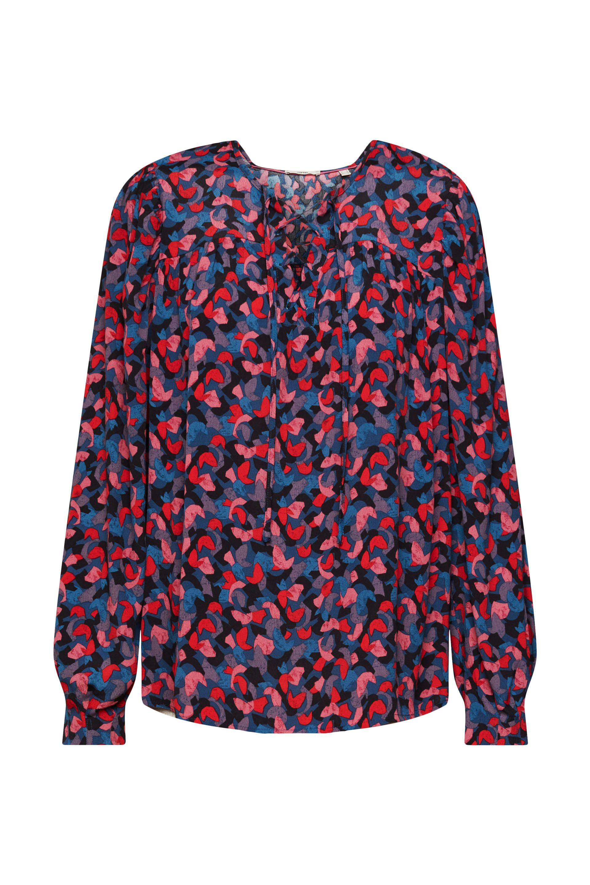 Esprit - Patterned blouse, Multicolor, large image number 0
