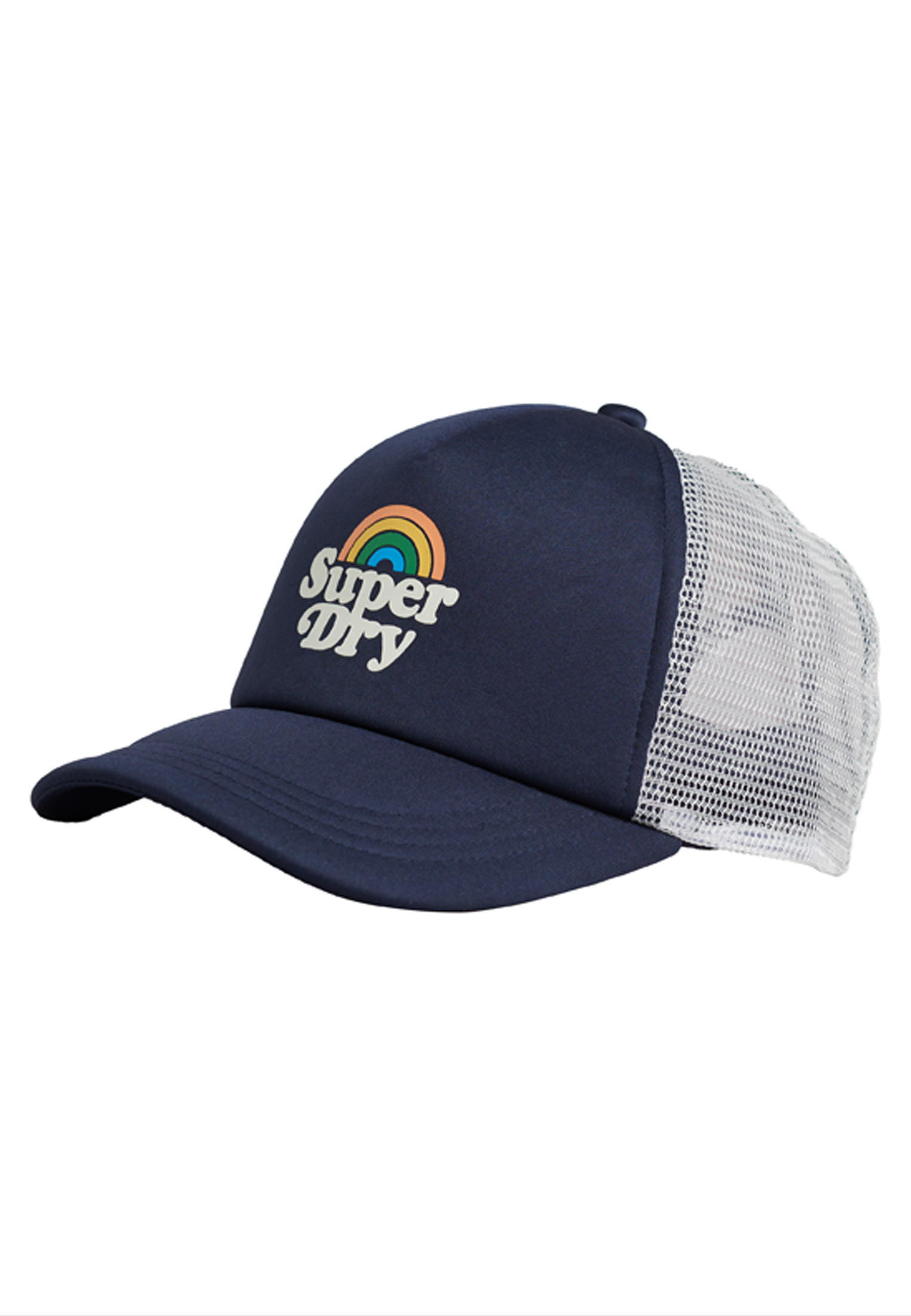 Superdry baseball cap with mesh and logo, Blue, large image number 0