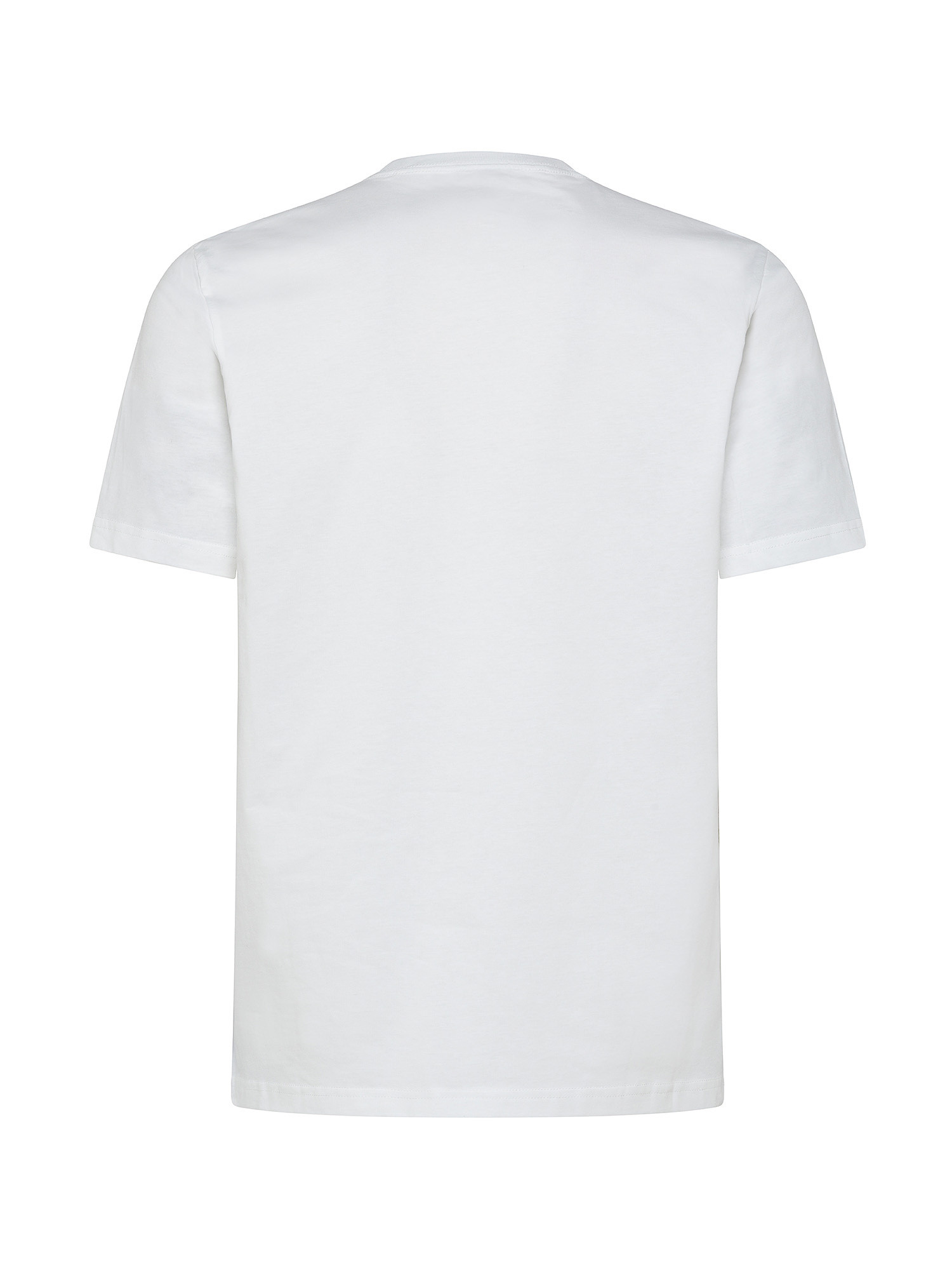 Paul Smith - Cotton T-shirt with bottle cap print, White, large image number 1