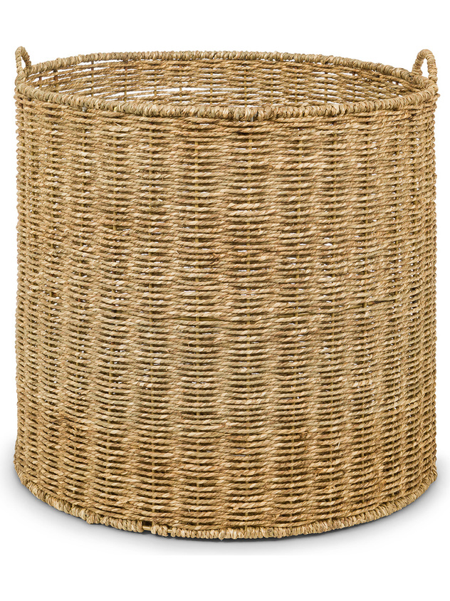 Handmade jute basket