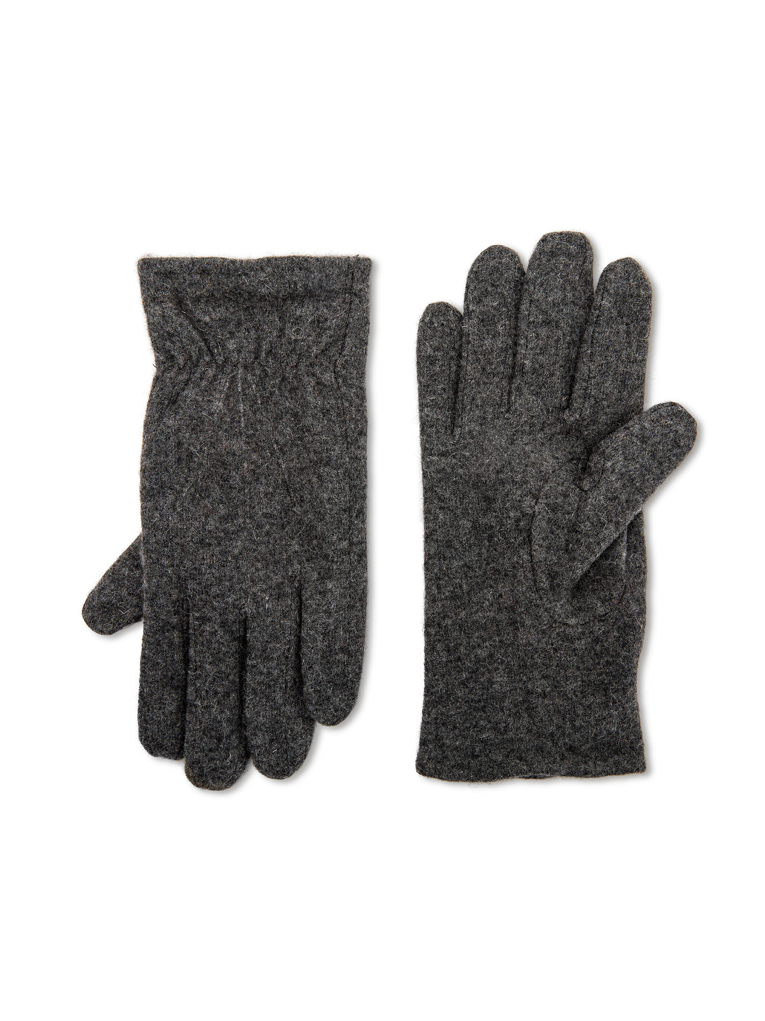 Fleece lined glove, Grey, large image number 0