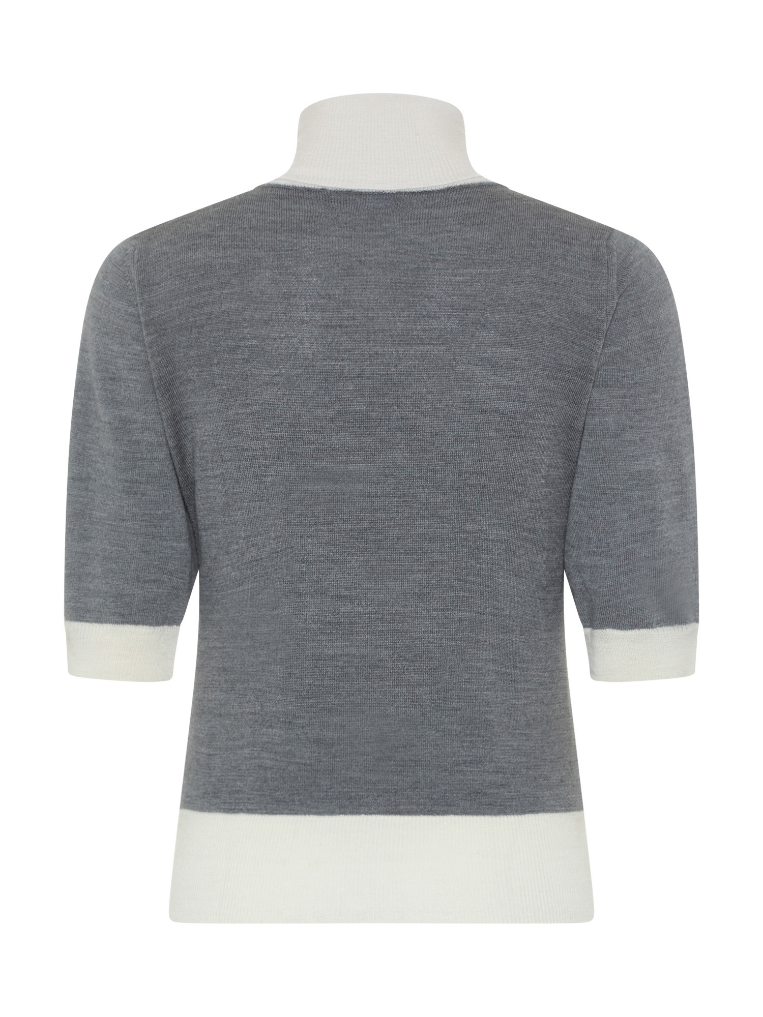 Koan - Turtleneck in pure Merino wool, Grey, large image number 1