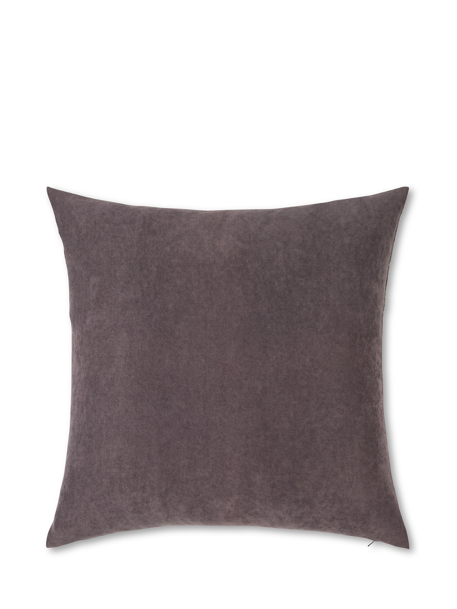 Jacquard cushion with woven pattern 45x45cm, Grey, large image number 1