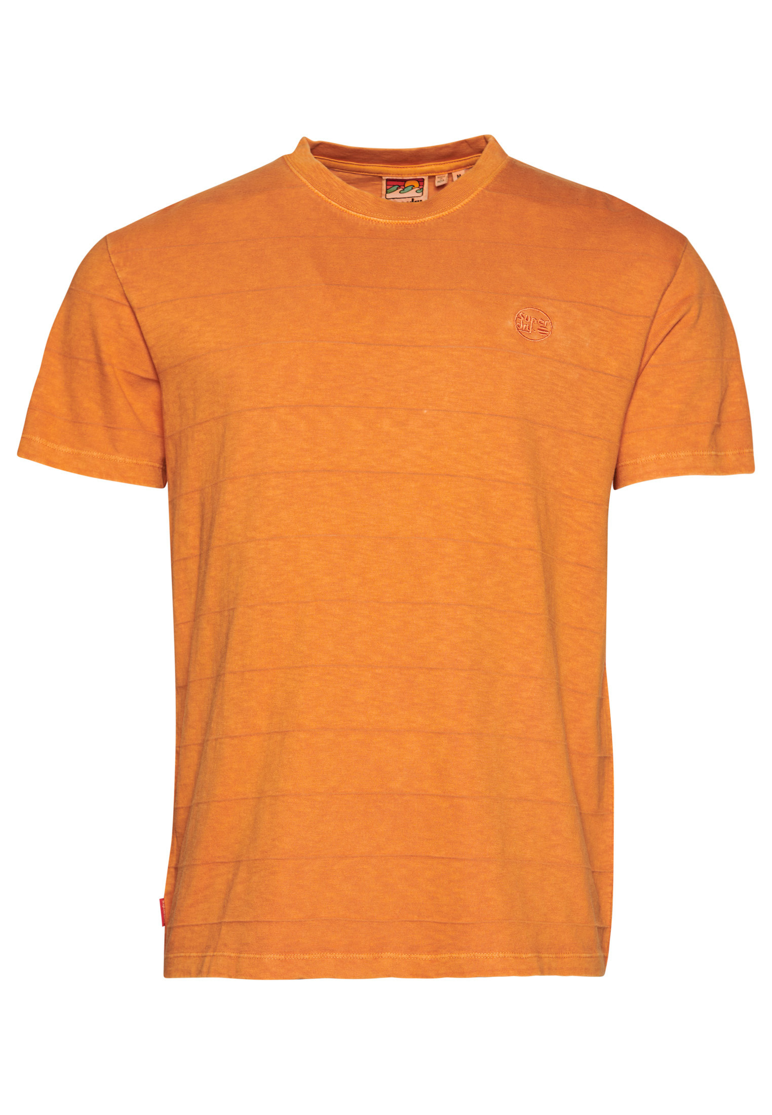 Superdry - T-shirt rigata effetto vintage, Arancione, large image number 0