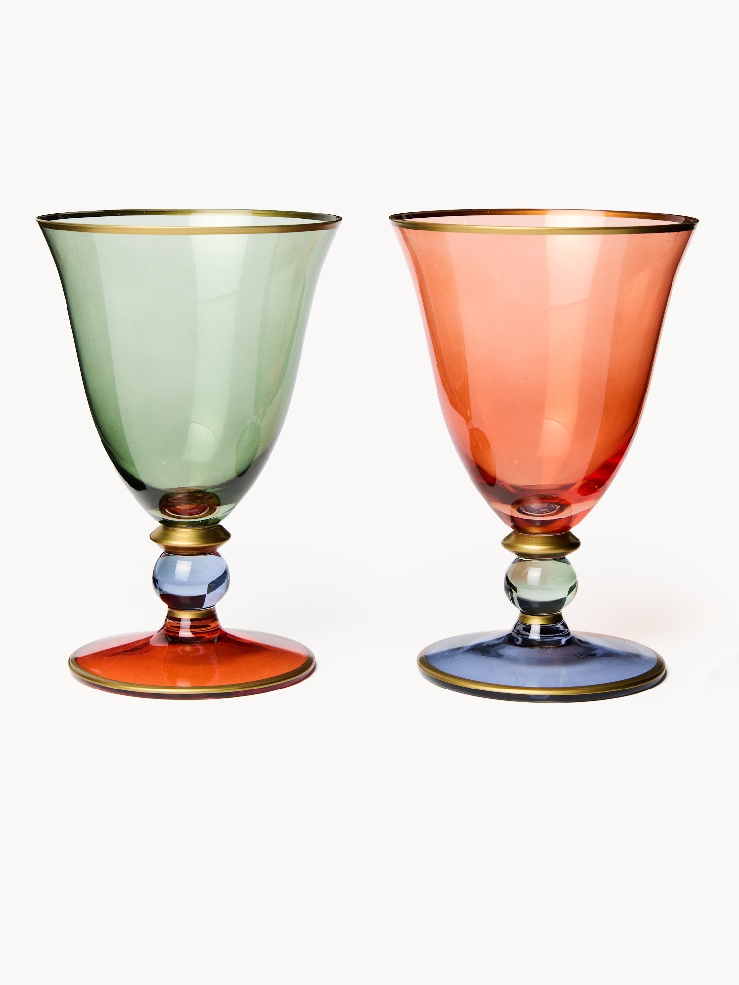 Calice in vetro borosilicato spruzzato, Multicolor, large image number 0